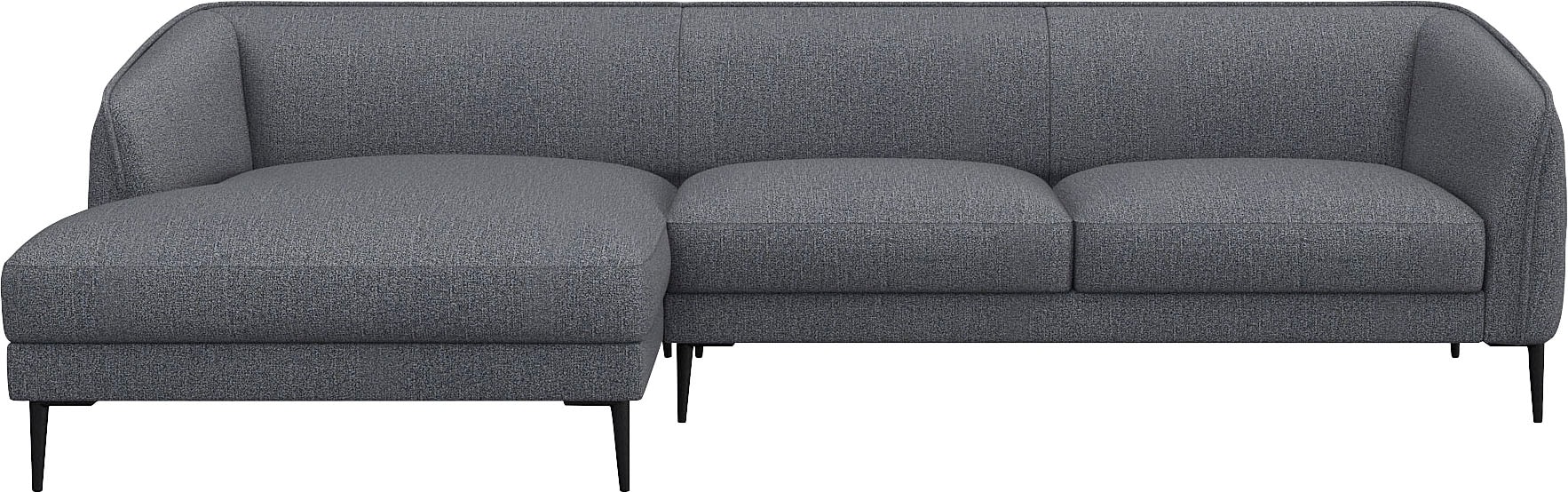 FLEXLUX Ecksofa "Belle Designsofa, L-Form, B/T 288/149 cm", Skandinavisches günstig online kaufen