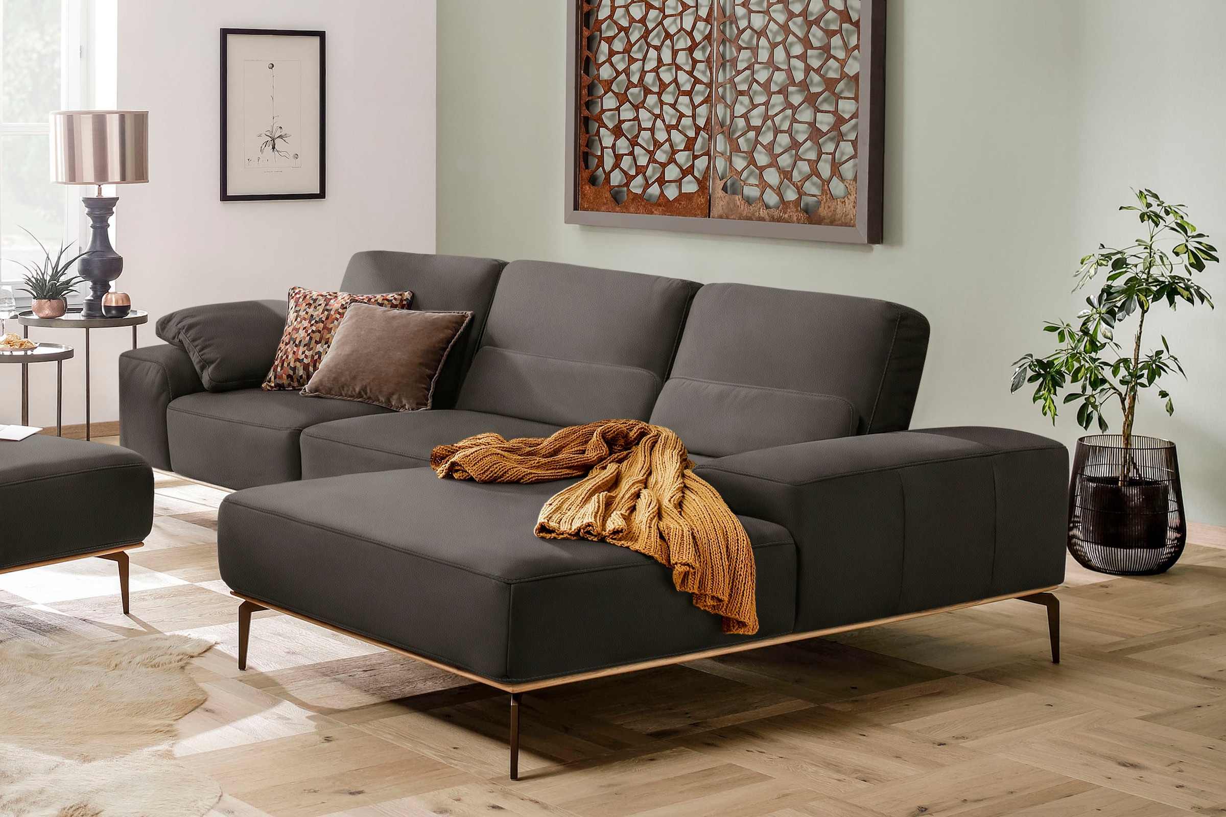 W.SCHILLIG Run Corner Sofa Grey 10