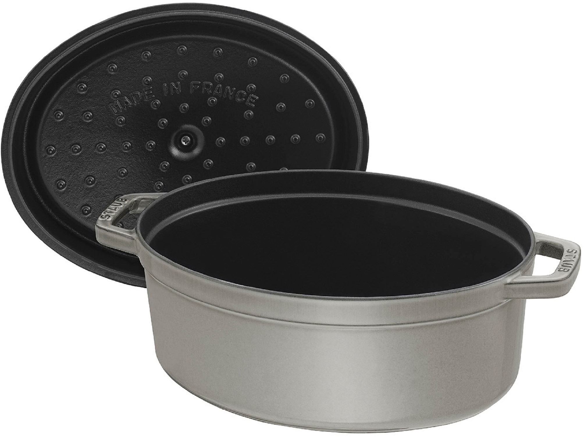 STAUB Bräter »Cocotte«, Gusseisen, (1 tlg.), robust, langlebig, perfekte Hitzeverteilung, Aromaregen-Deckel