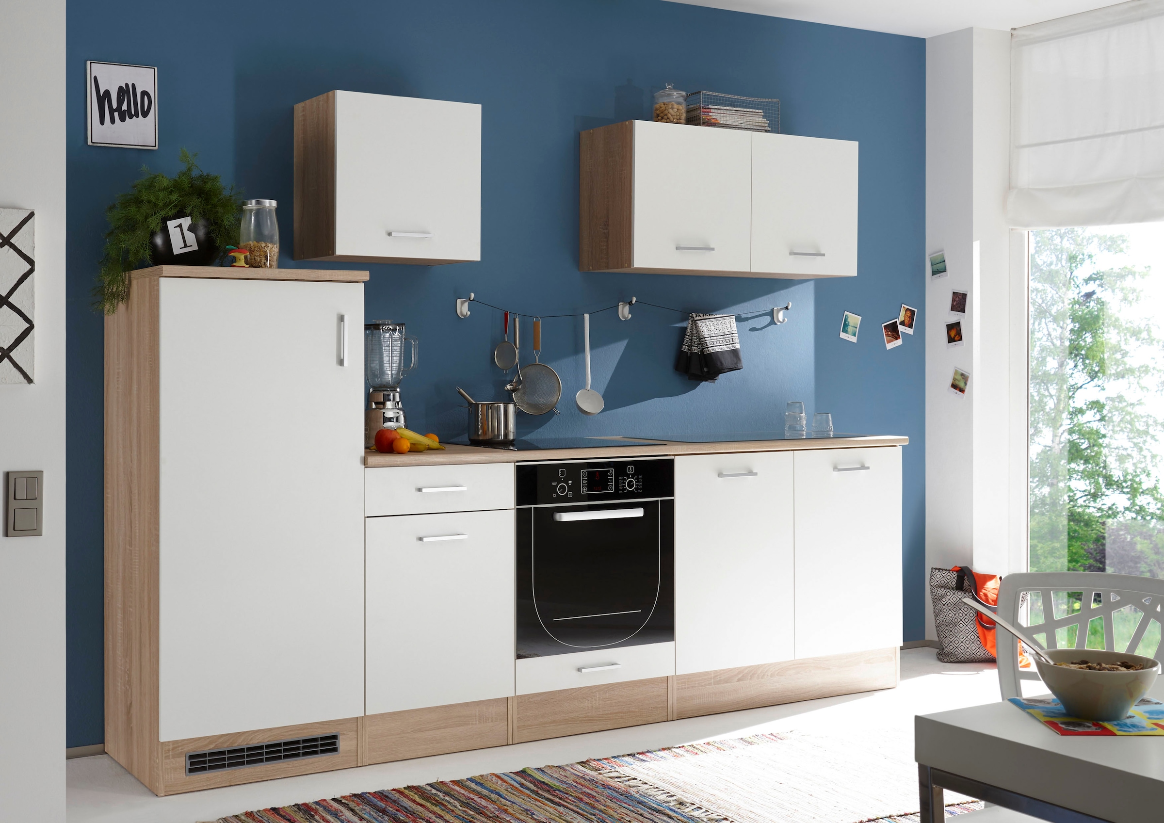 BASIC by Balculina Küchenzeile »Andy«, Breite 270 cm, wahlweise mit E-Geräten
