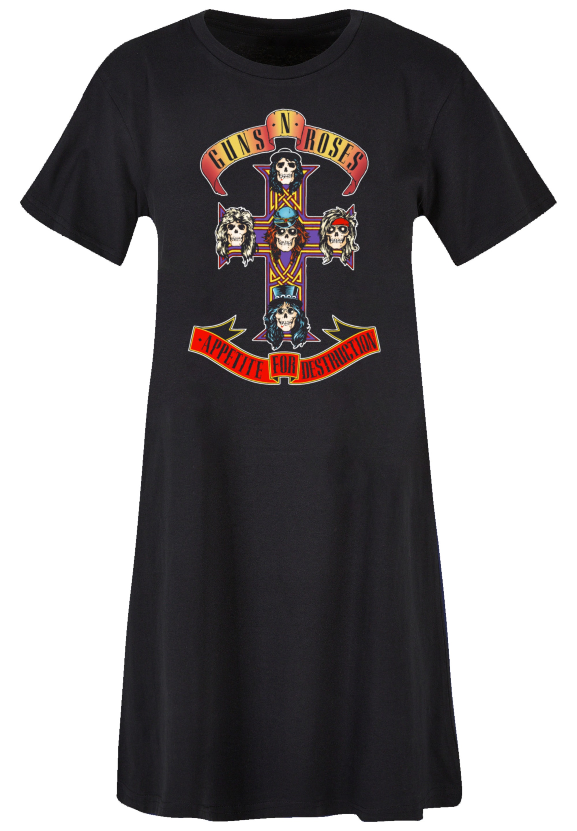 F4NT4STIC Shirtkleid "Guns n Roses Appetite For Destruction", Premium Quali günstig online kaufen