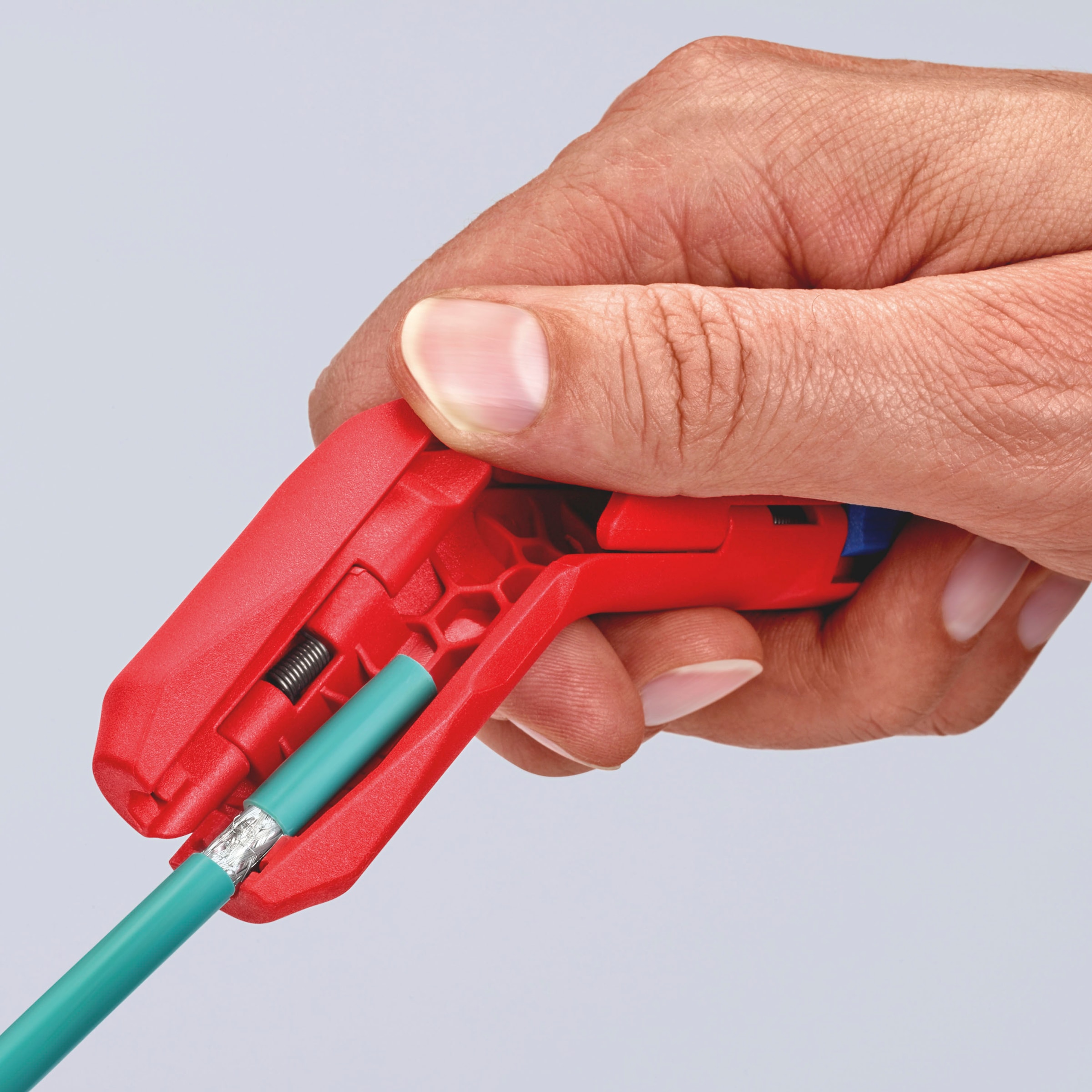 Knipex Abmantelungszange »16 95 01 SB ErgoStrip® Universal«, (1 tlg.), 135 mm