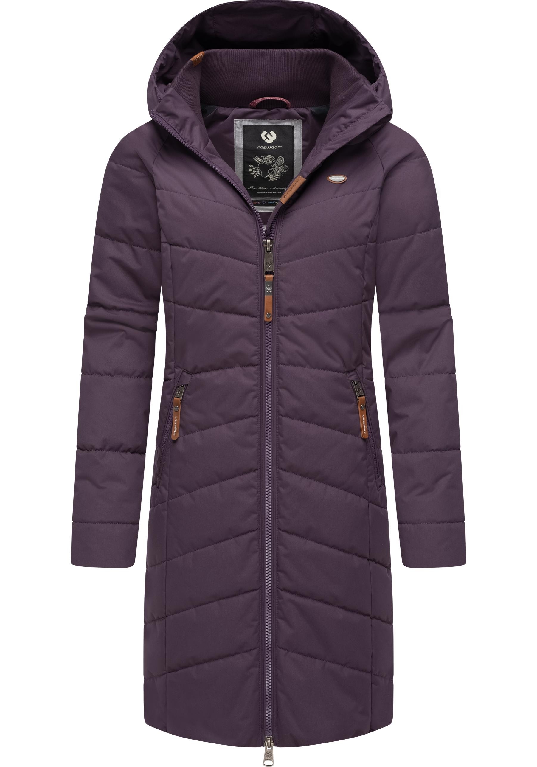 Ragwear Steppmantel »Dizzie Coat«, Wasserdichter Winterparka mit gefütterter Kapuze