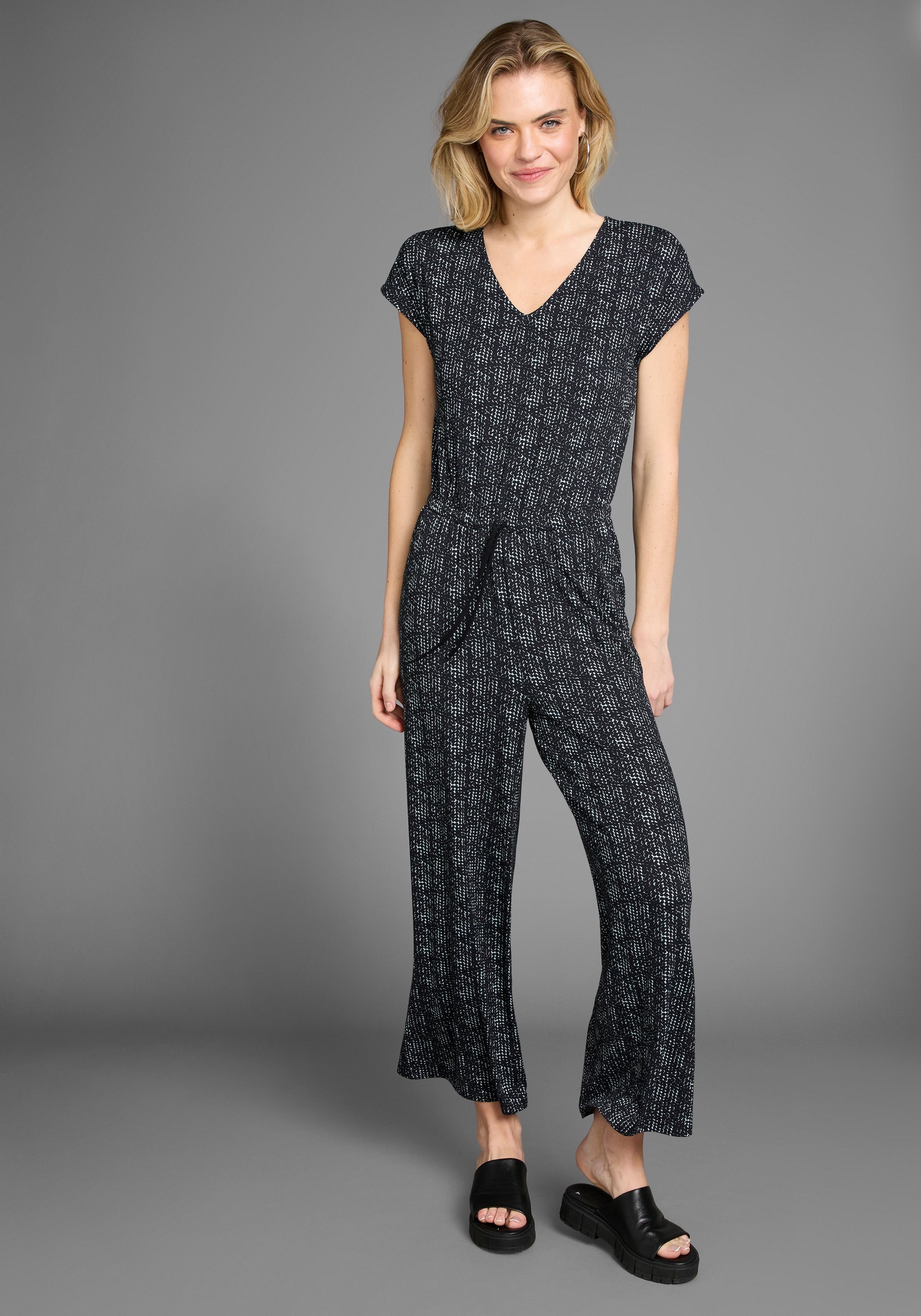 Laura Scott Jumpsuit, mit filigranem Alloverprint - NEUE KOLLEKTION günstig online kaufen