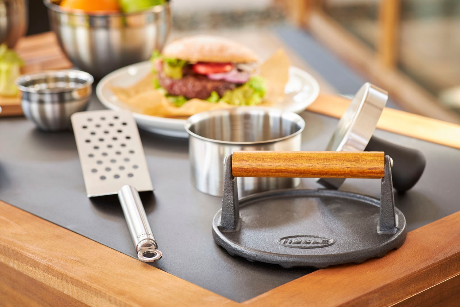 RÖSLE Burgerpresse "BBQ Gewicht, 25231", Barbecue-Gewicht zum schnelleren G günstig online kaufen