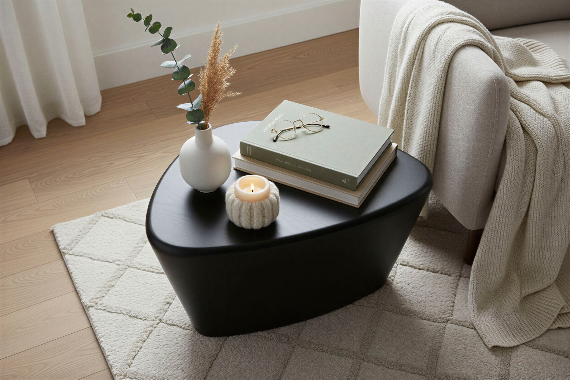 SIT Beistelltisch 1 Stk. tlg. dreieckige Tischplatte