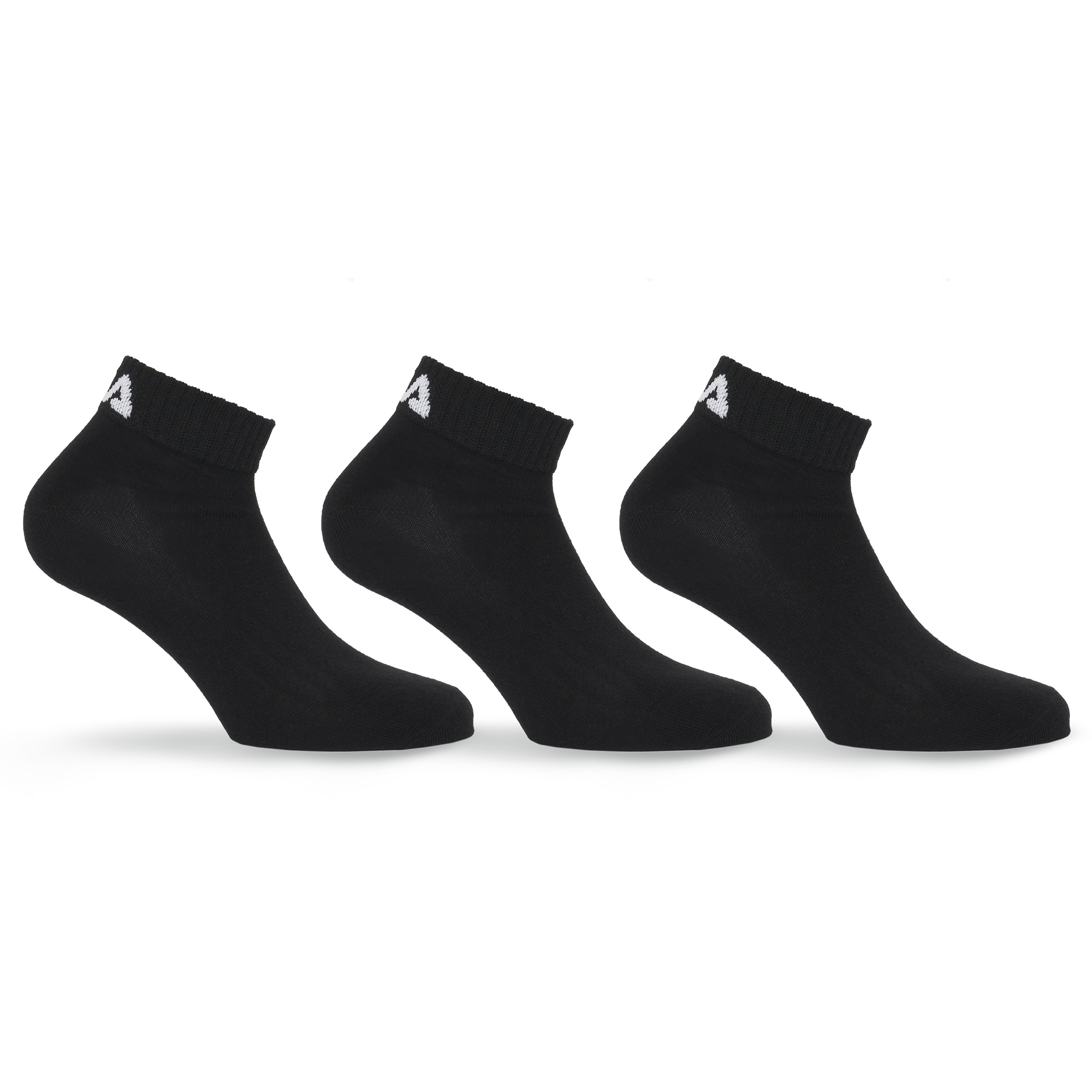 Fila 1100000002199 "UNISEX INVISIBLE PLAIN SOCKS" 3 Paar tlg. mit Logostickerei