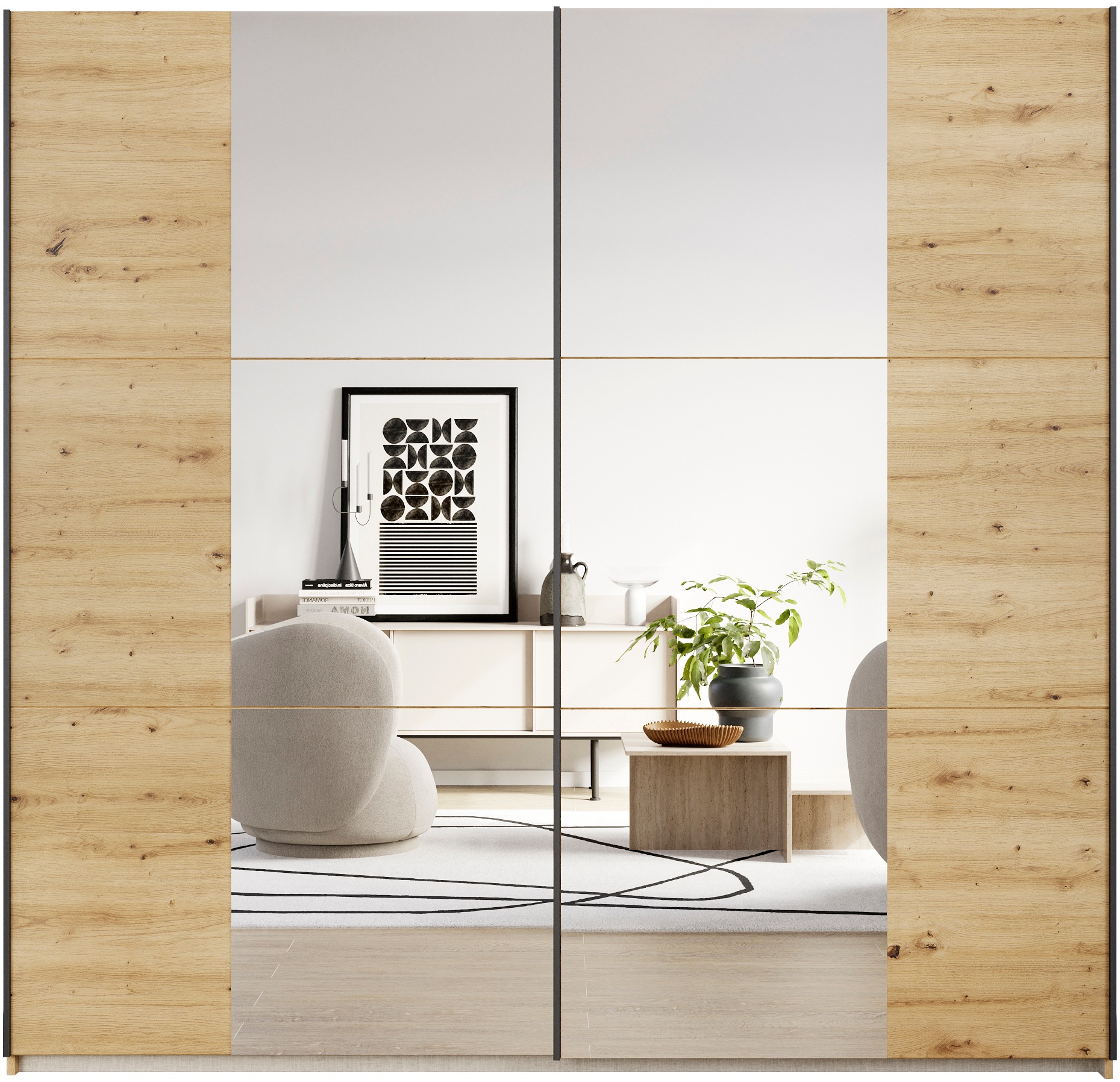 rauch Kleiderschrank "Kleiderschrank Drehtürenschrank Schrank Garderobe KRO günstig online kaufen