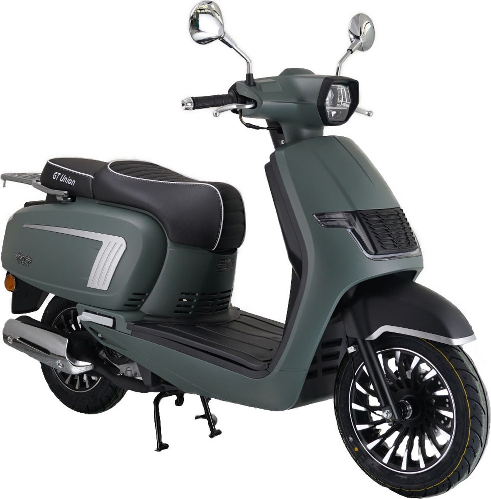 GT UNION Motorroller "Venis 45 (mit/ohne Topcase)", ohne Topcase, 45 km/h, grün, Motorroller, mit USB-Anschluss