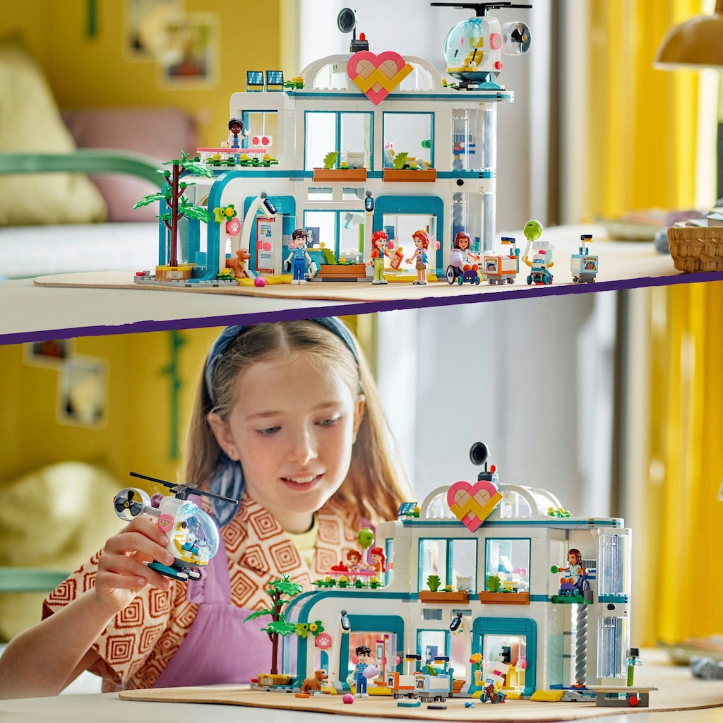 LEGO® Konstruktionsspielsteine »Heartlake City Krankenhaus (42621), LEGO Friends«, (1045 St.), Made in Europe