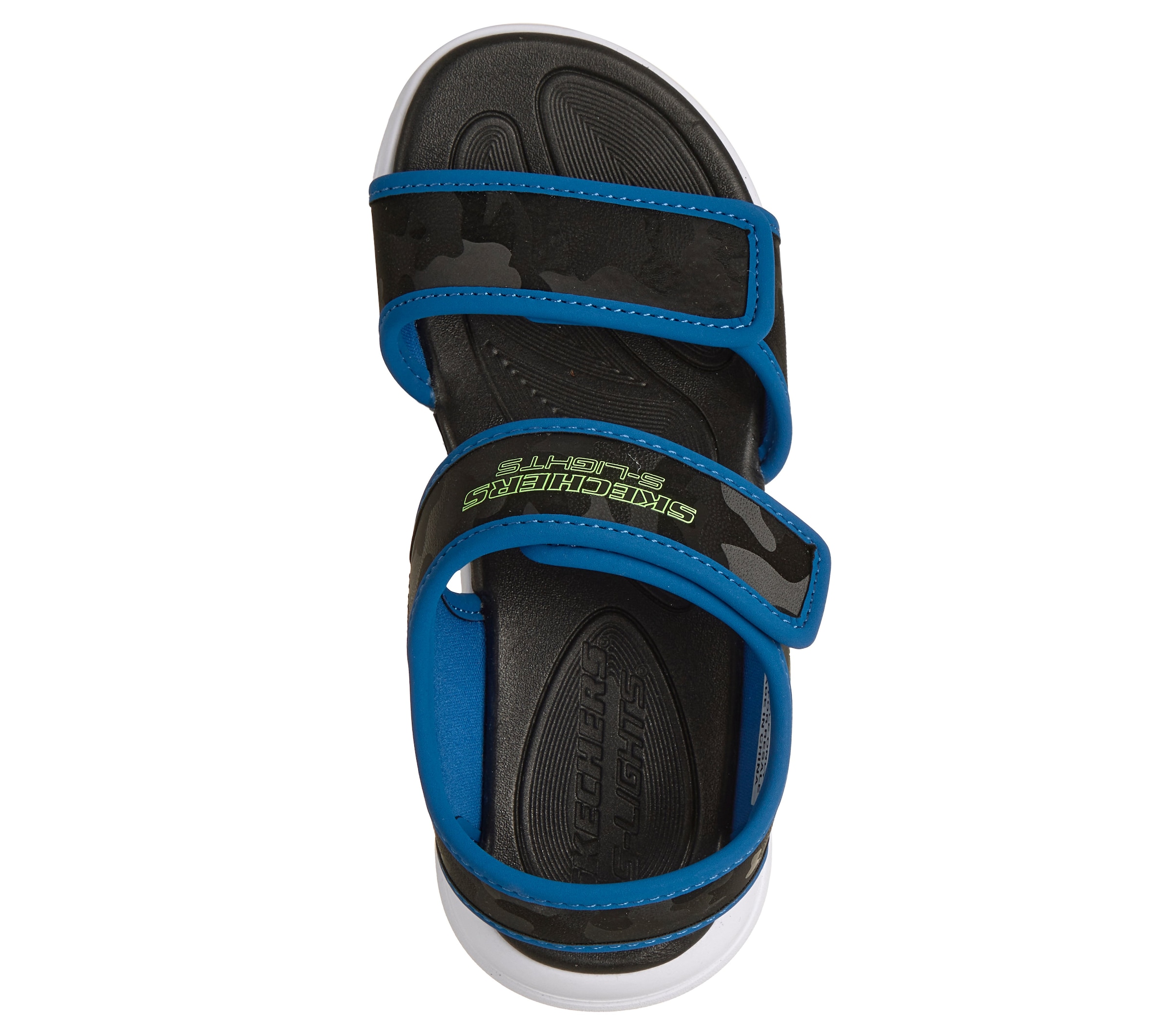 Skechers Sandale »Sola Glow Sandal«  Sommerschuh mit Klettverschluss, Größenschablone zum Download