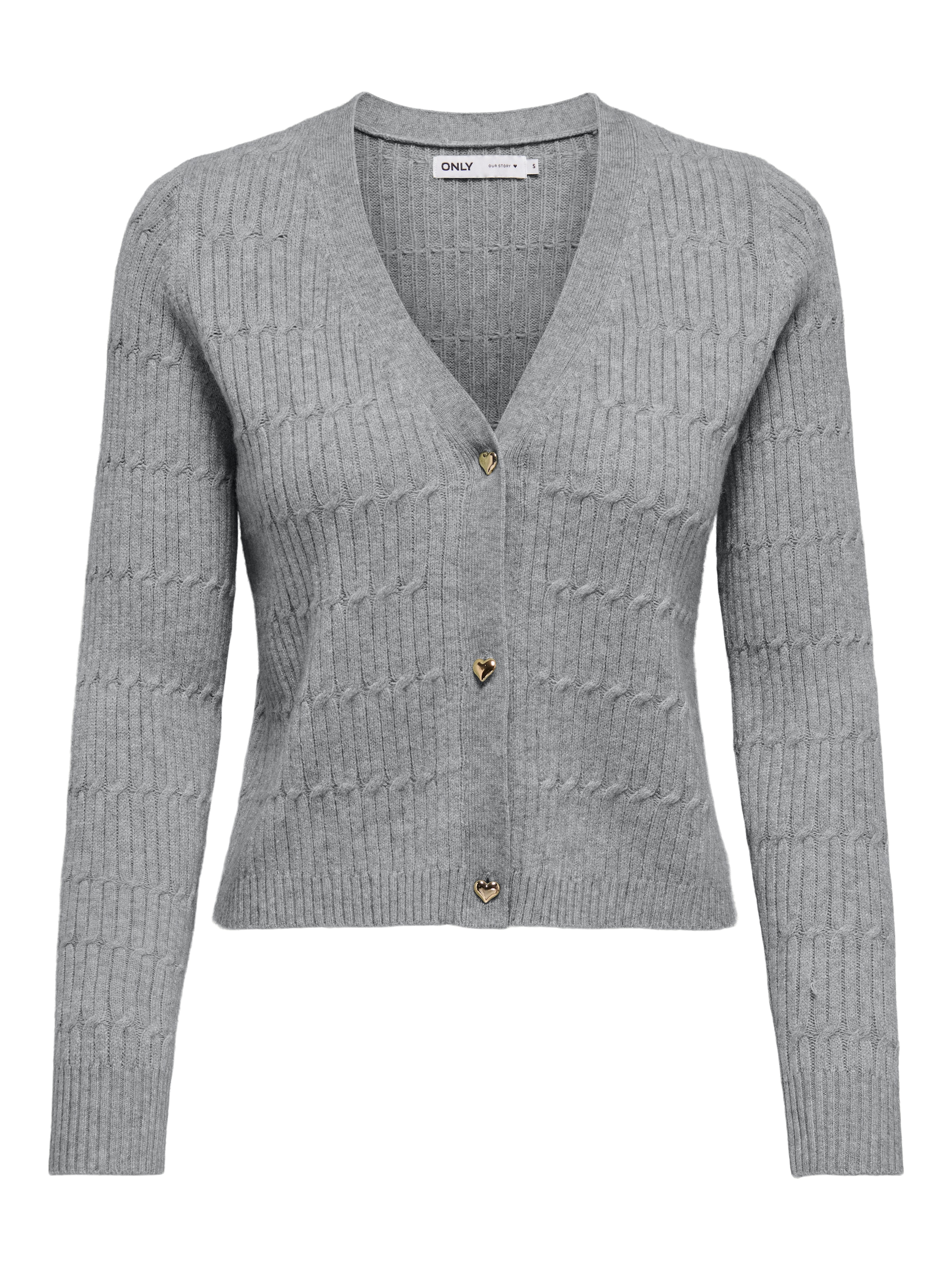 ONLY Strickjacke "ONLKATIA LS CABLE V-NECK CARDIGAN CC KNT" günstig online kaufen