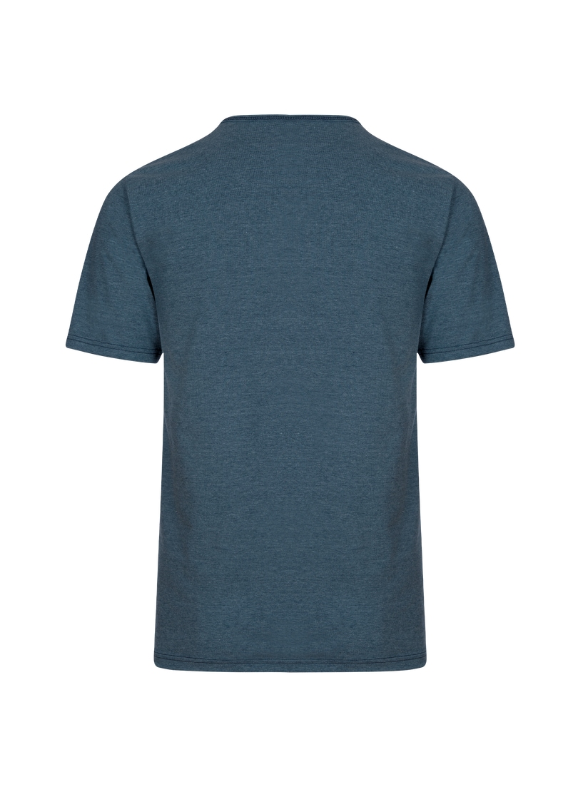 Trigema T-Shirt »TRIGEMA T-Shirt mit Knopfleiste DELUXE Baumwolle«, (1 tlg.)