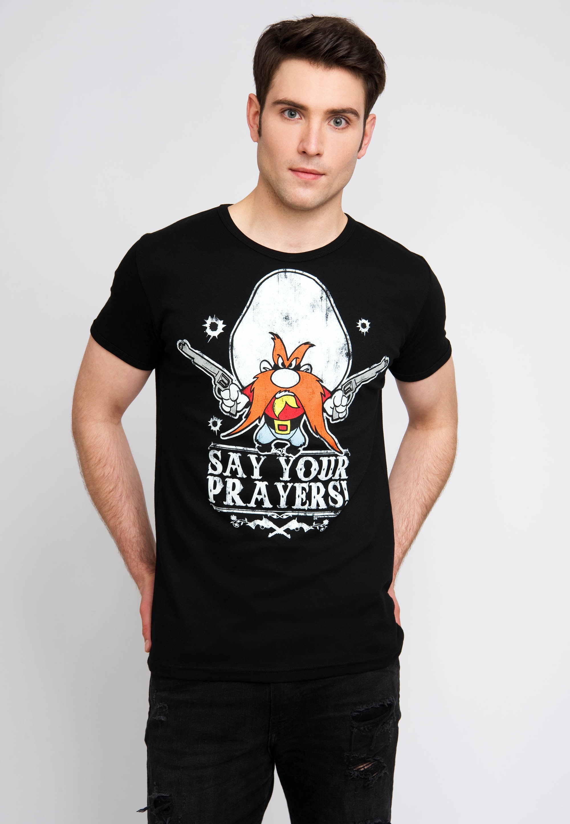 Black Friday LOGOSHIRT T-Shirt »Looney Tunes - Yosemite - Prayer«, mit  coolem Retro-Print | BAUR