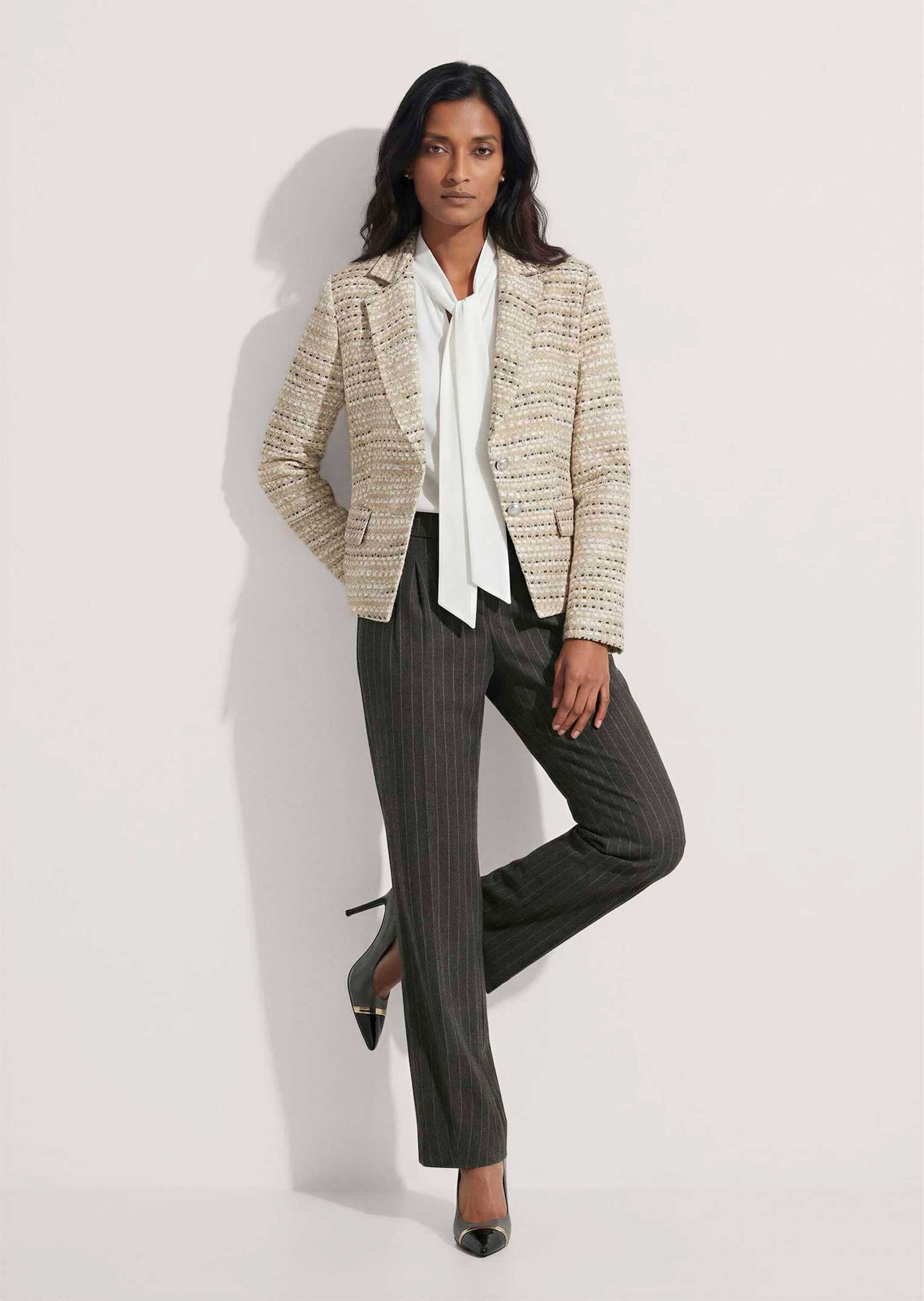 MADELEINE Jackenblazer »Blazer Strukturierter Tweed-Blazer«