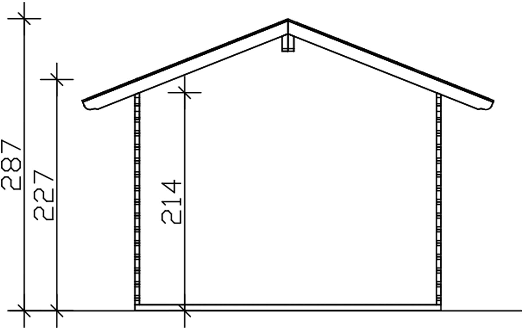 Skanholz Gartenhaus »Arosa 1«