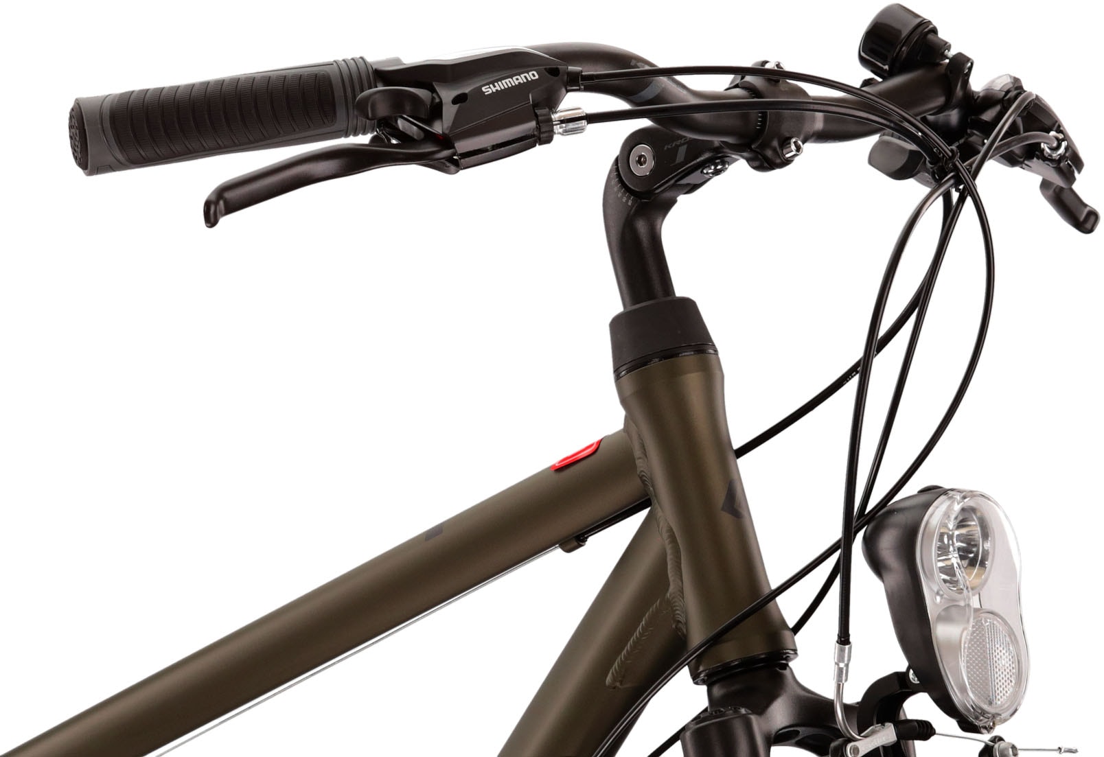Kross Trekkingrad »KROSS Trekkingrad Trans 1.0 28" khaki«, 21 Gang, Shimano, ALTUS M310 Schaltwerk, Kettenschaltung