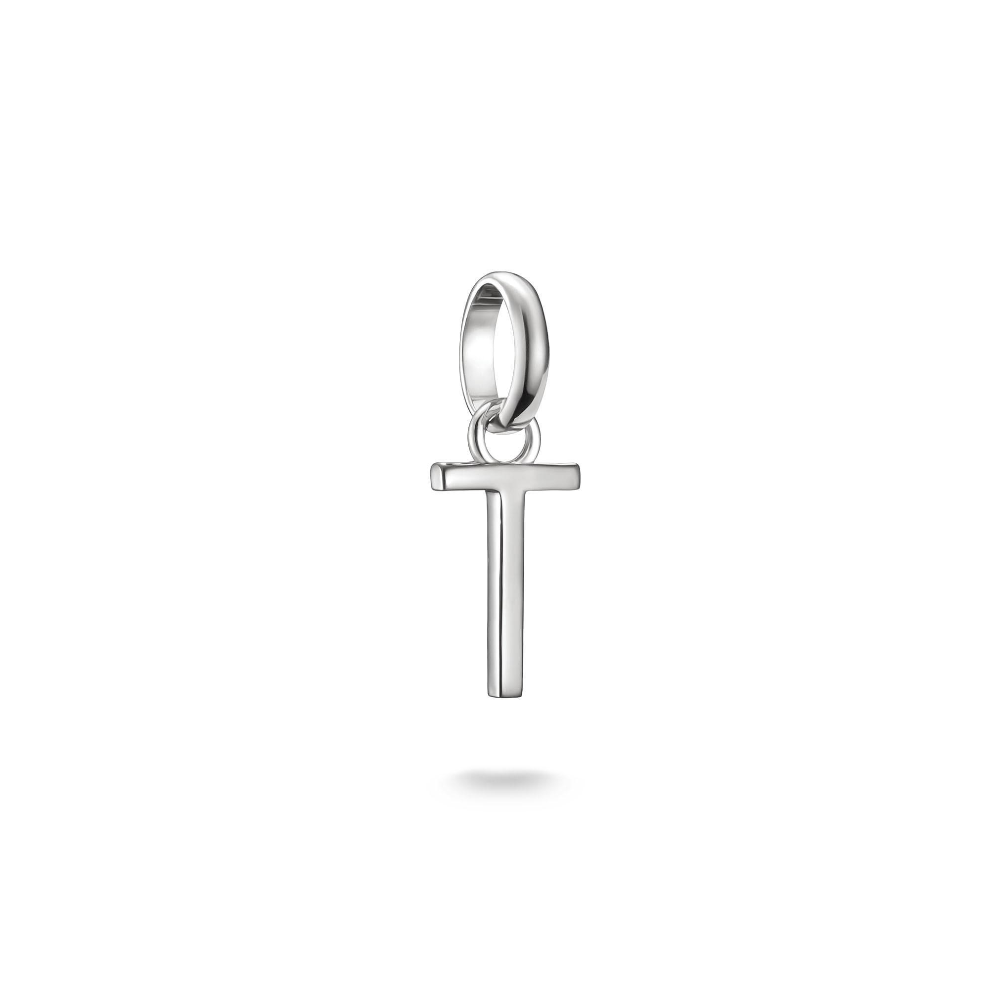 THOMAS SABO Damen Charm Buchstabe "Charm Alphabet/Buchstabe - Connect", T, silber, Silber 925 (recycelt), Charms