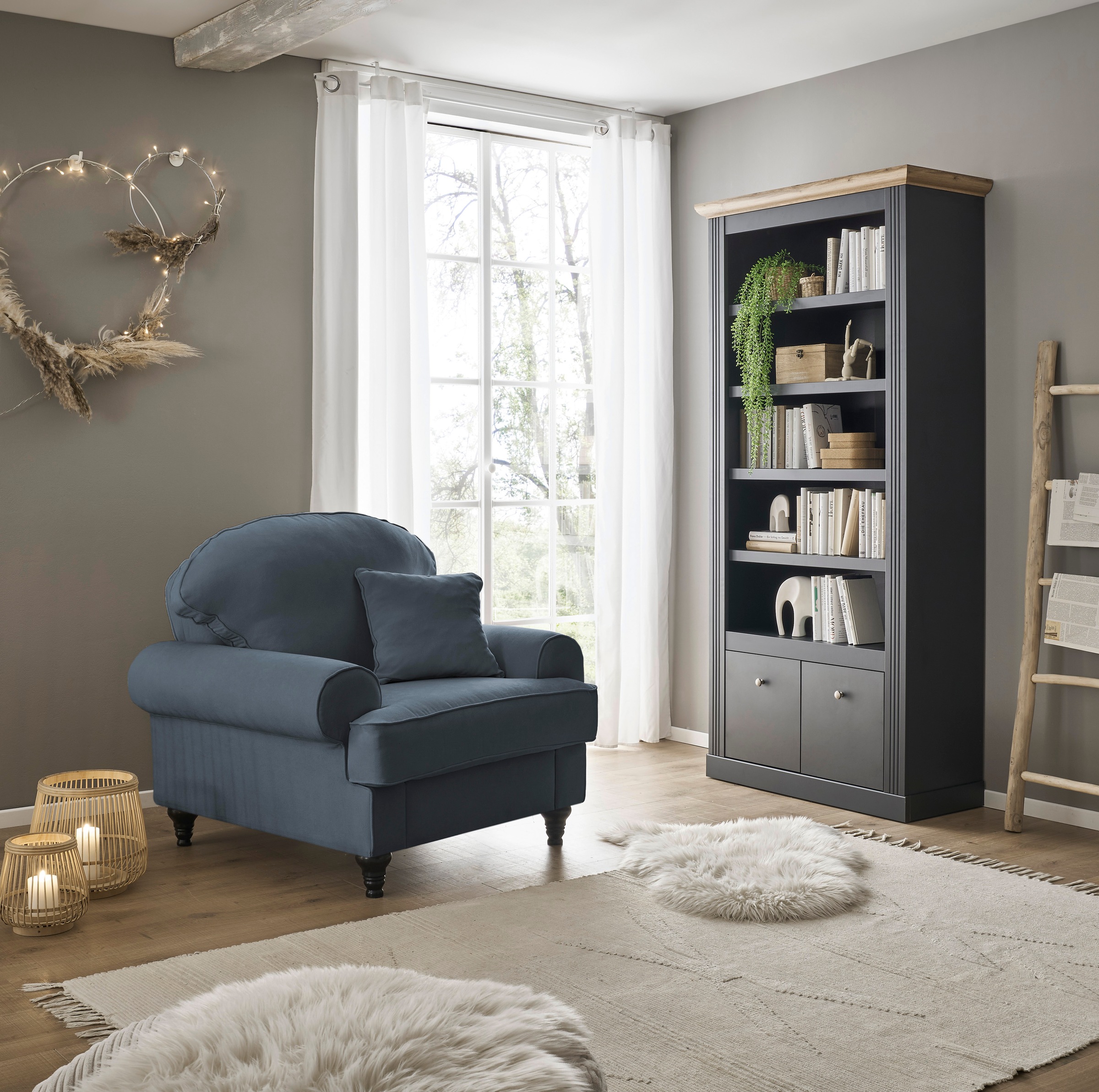 Home affaire Sessel »WESTMINSTER«, mit Federkern-Polsterung