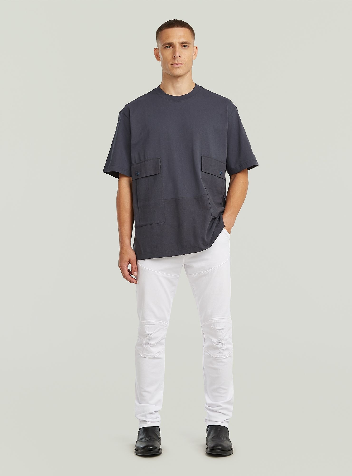 G-STAR T-Shirt »Utility Fabric Mix T-Shirt«