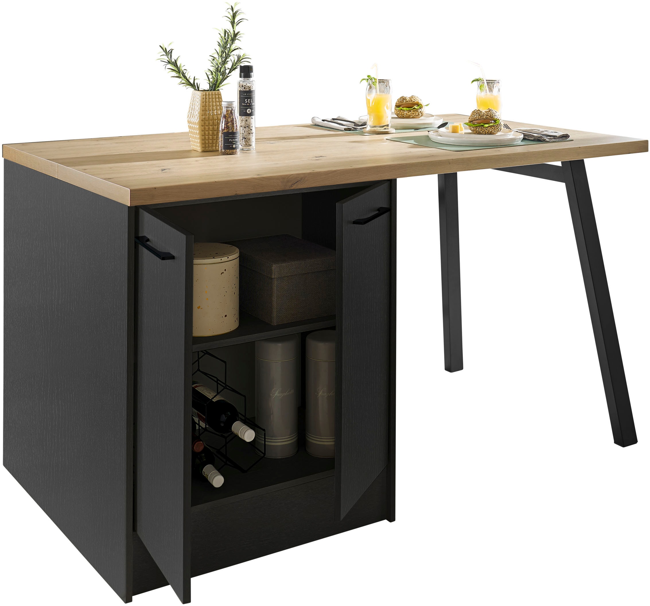 BASIC by Balculina Kücheninsel »Turin«, Breite 150cm