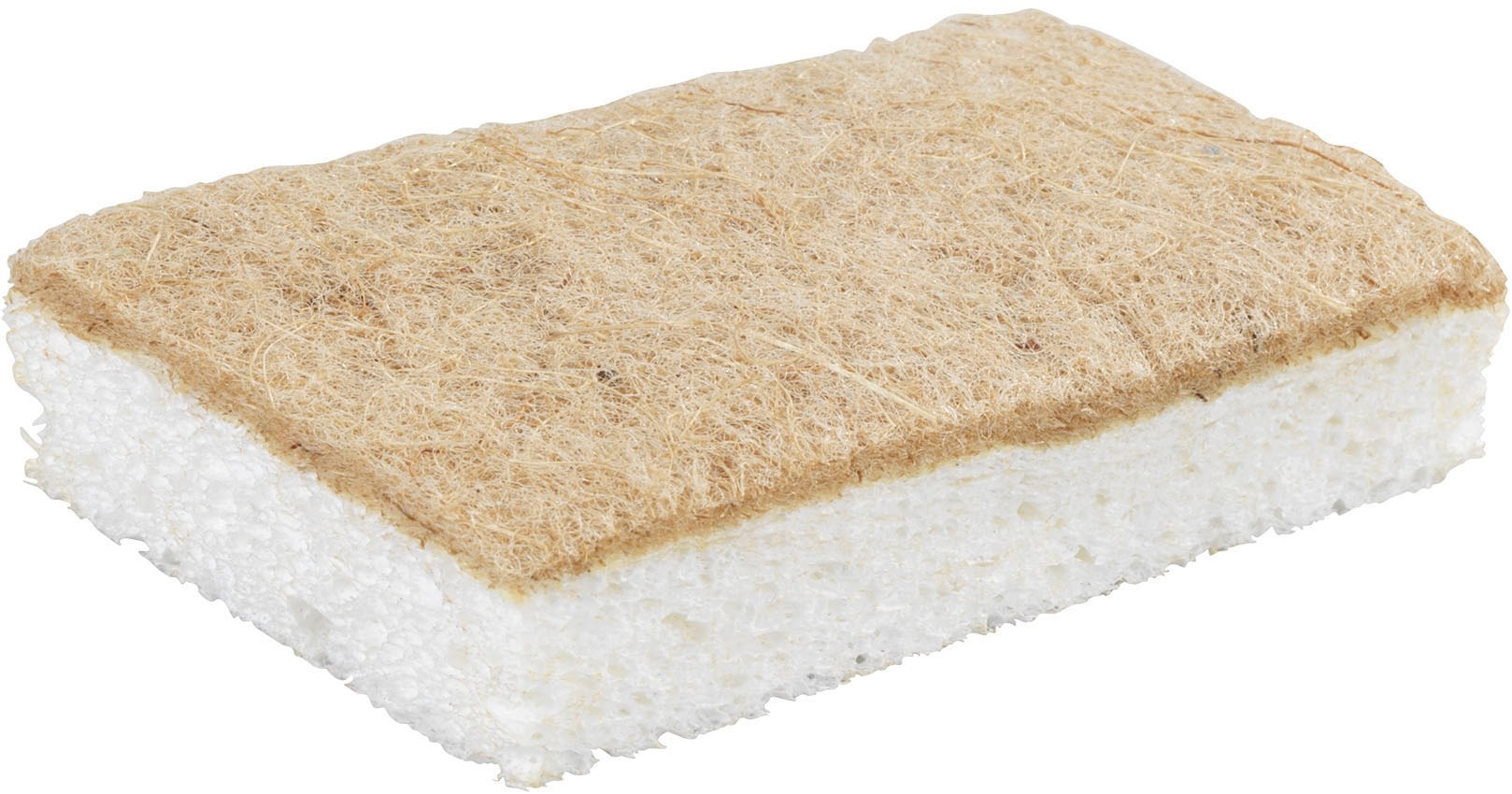 WENKO Geschirrschwamm »Modell Coco, 12er Set«, (Set, 12 St.), mit Naturfasern, 2-seitig, waschbar bis 40 °C