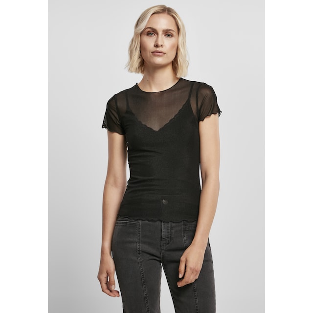 URBAN CLASSICS Kurzarmshirt »Damen Ladies Mesh Tee«, (1 tlg.) online kaufen  | BAUR