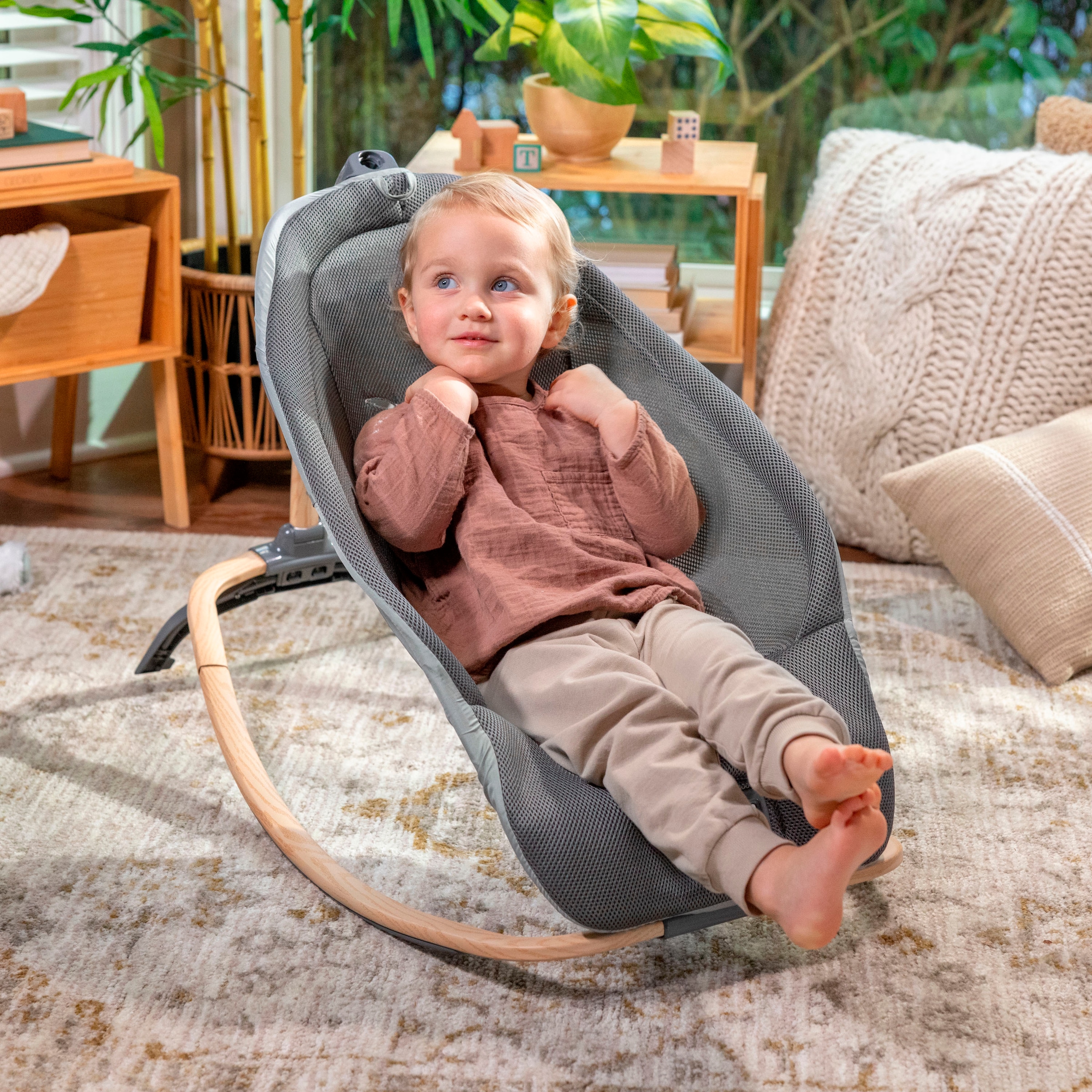 ingenuity Babywippe »Every Season™ Rocking Seat - Wesley™«, bis 18,14 kg, mit Melodien und Geräuschen