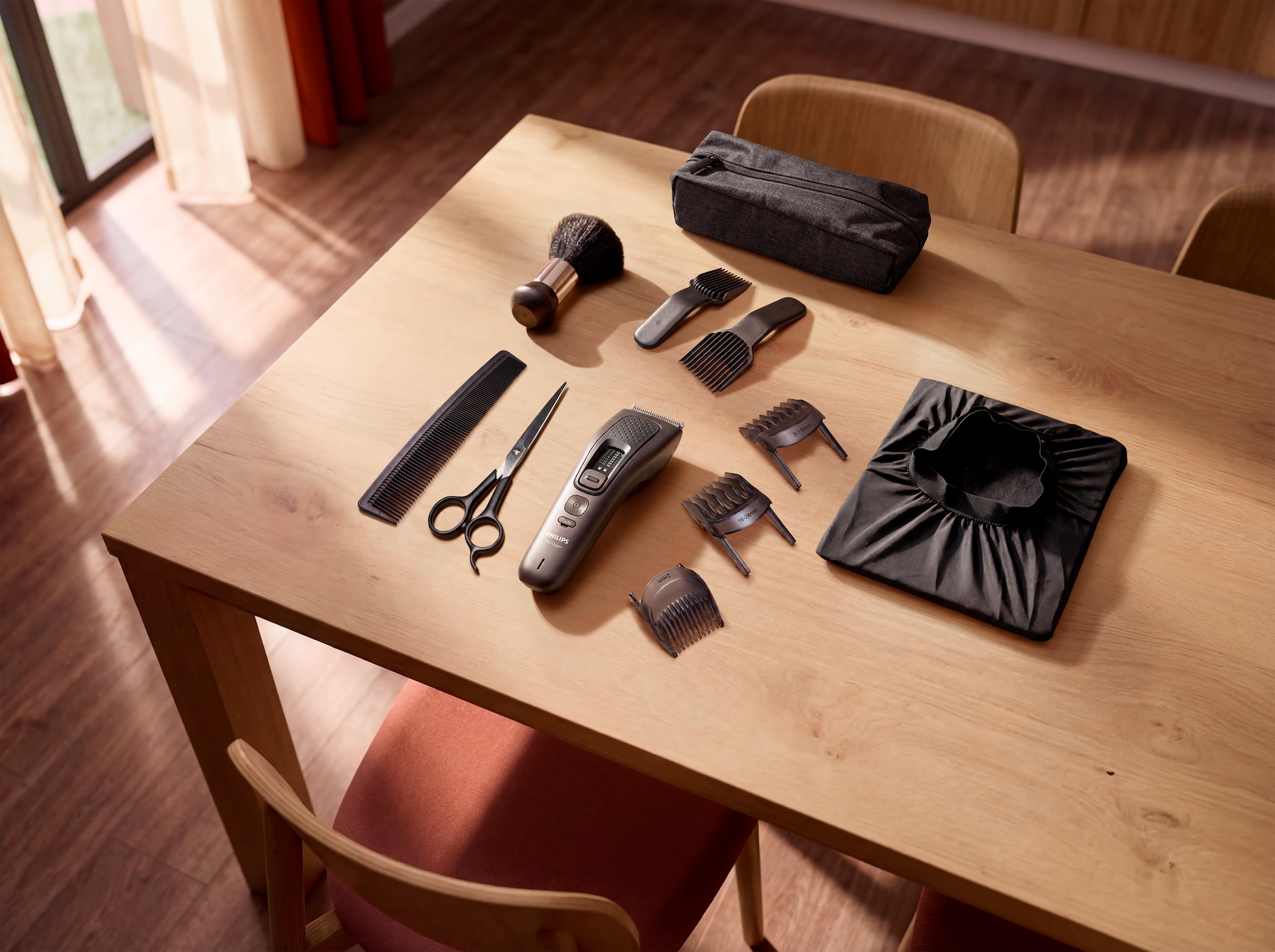 Philips Haarschneider »Serie 9000 HC9722/15« 3 Aufsätze 28 Längeneinstellungen, Precision Fade Tools und Turbo Modus