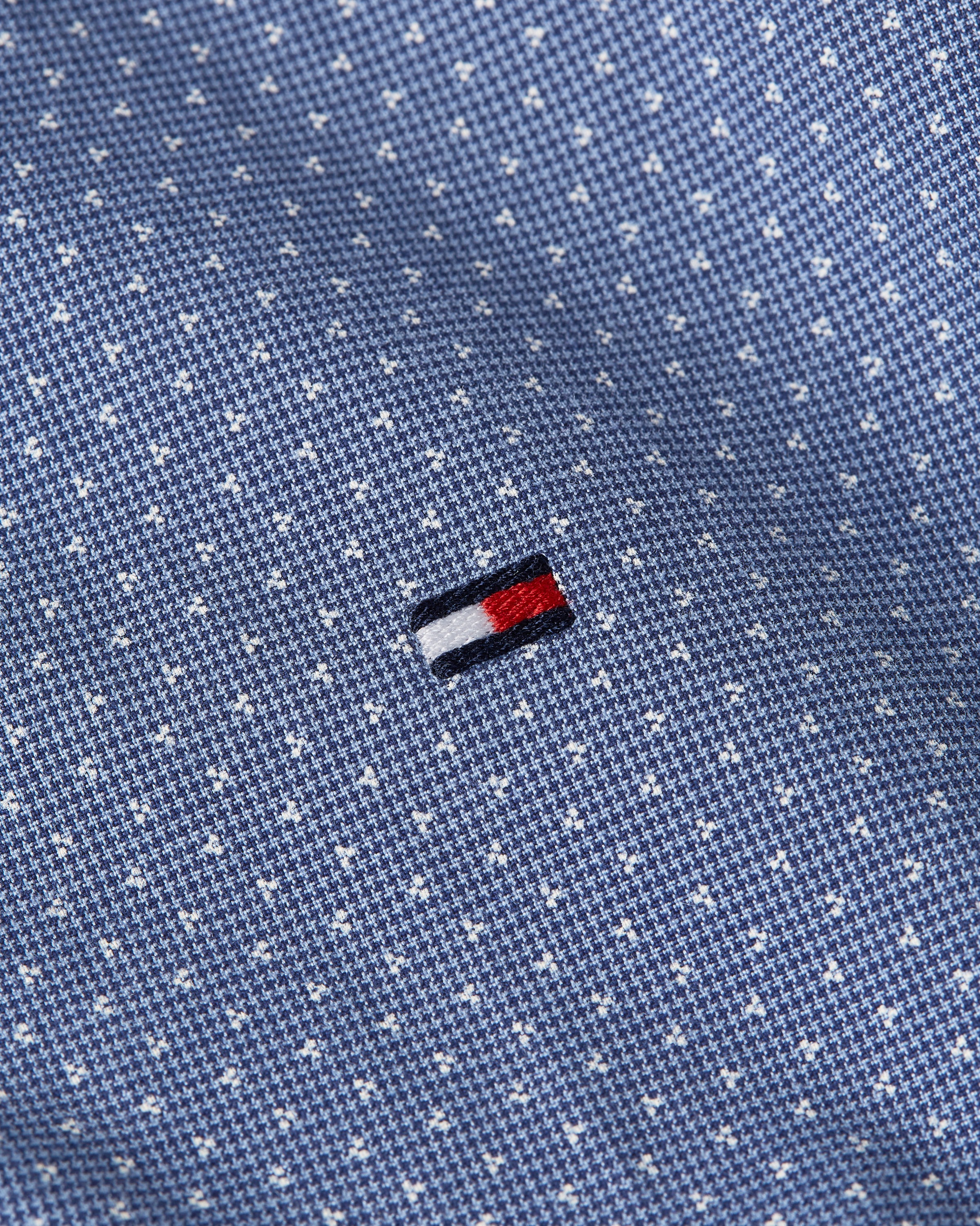Tommy Hilfiger Langarmhemd »FLEX POPLIN MINI PRINT RF SHIRT«, regular fit, Kentkragen