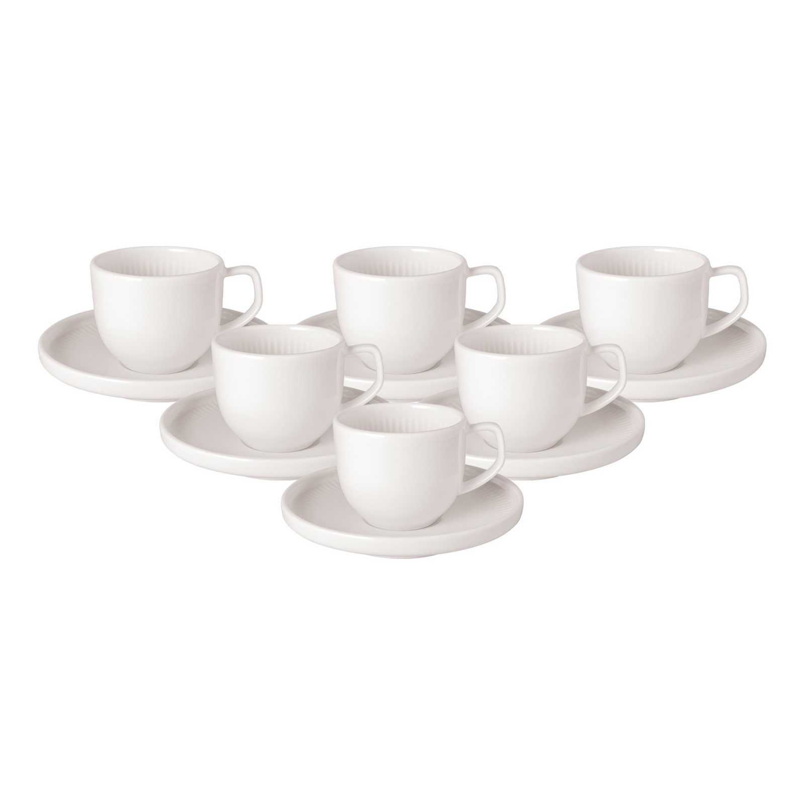 Villeroy & Boch Tasse "Espressotassen mit Untertassen Afina 50 ml 6er Set w günstig online kaufen