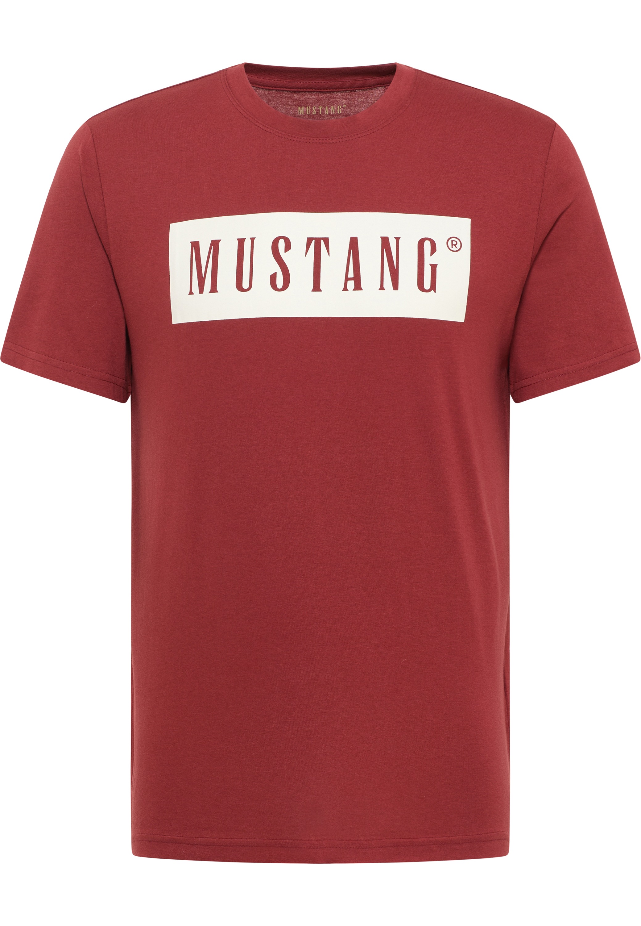 »Mustang ▷ | MUSTANG für Kurzarmshirt BAUR Print-Shirt«