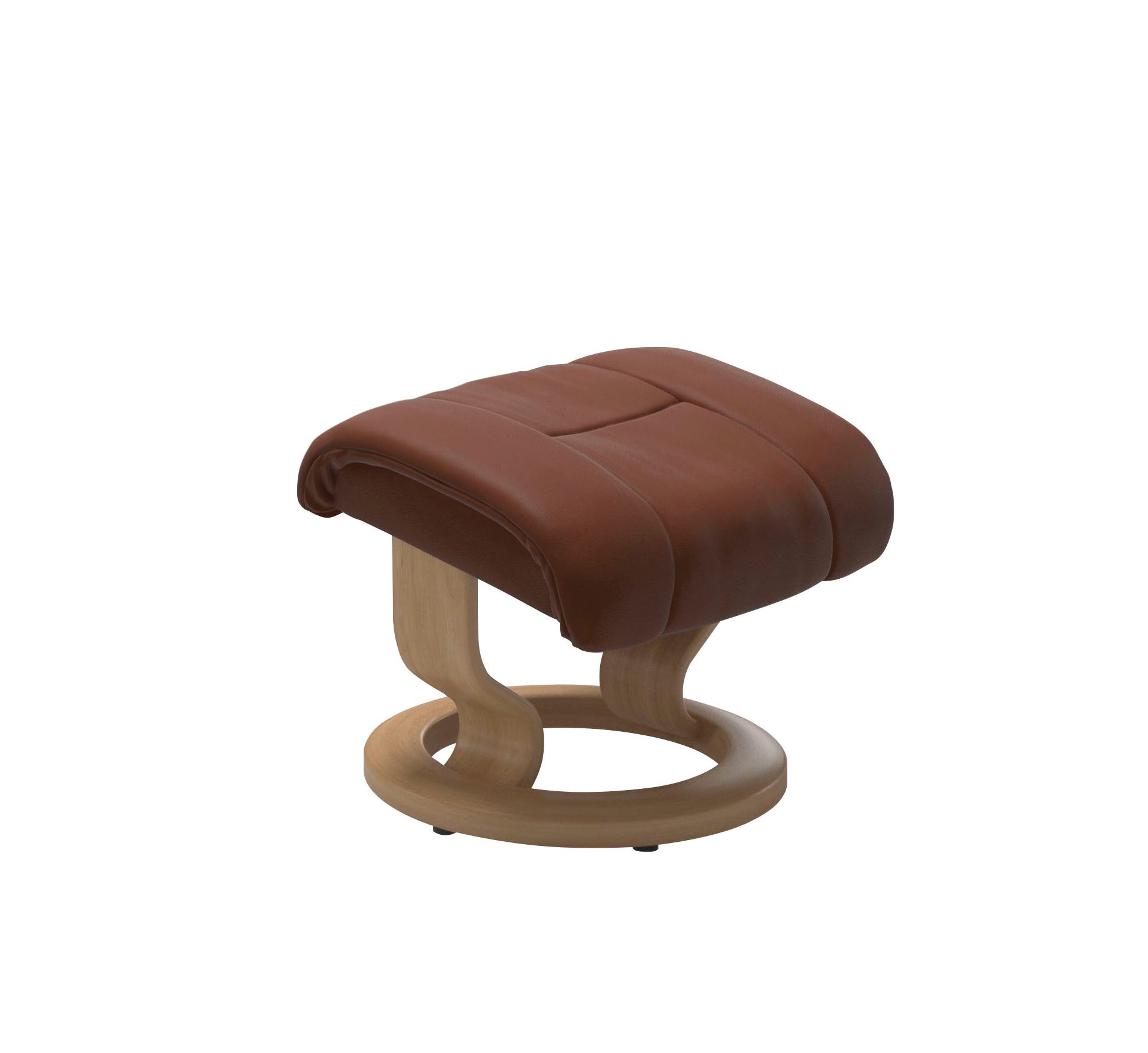 Thumbnail - Stressless Relaxsessel "Reno", (Set, Relaxsessel mit Hocker), mit Hocker, mit Classic Base, Größe S, M & L, Gestell Eich...