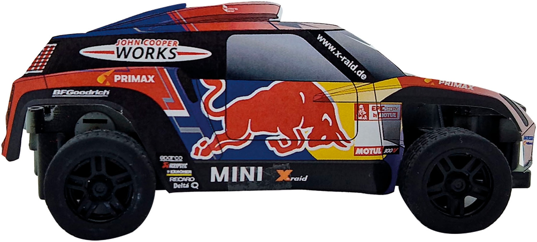 Happy People RC-Buggy »Mini Cooper JCW X-Raid Red Bull«, mit Fernbedienung