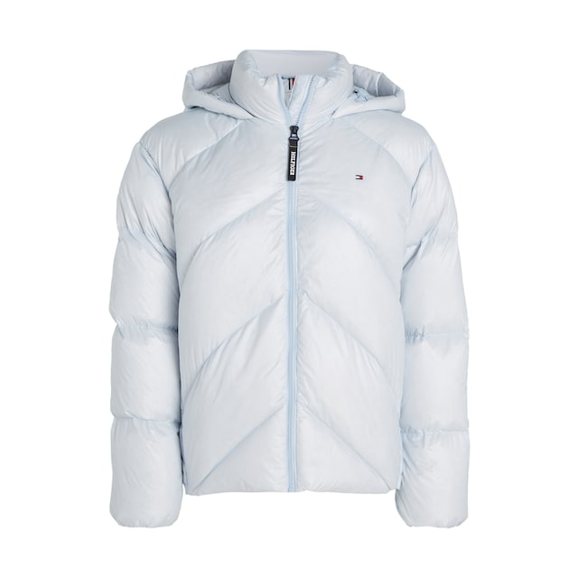 Tommy Hilfiger Steppjacke »CHEVRON LW DOWN JACKET«, mit Kapuze, mit  Logostickerei für bestellen | BAUR