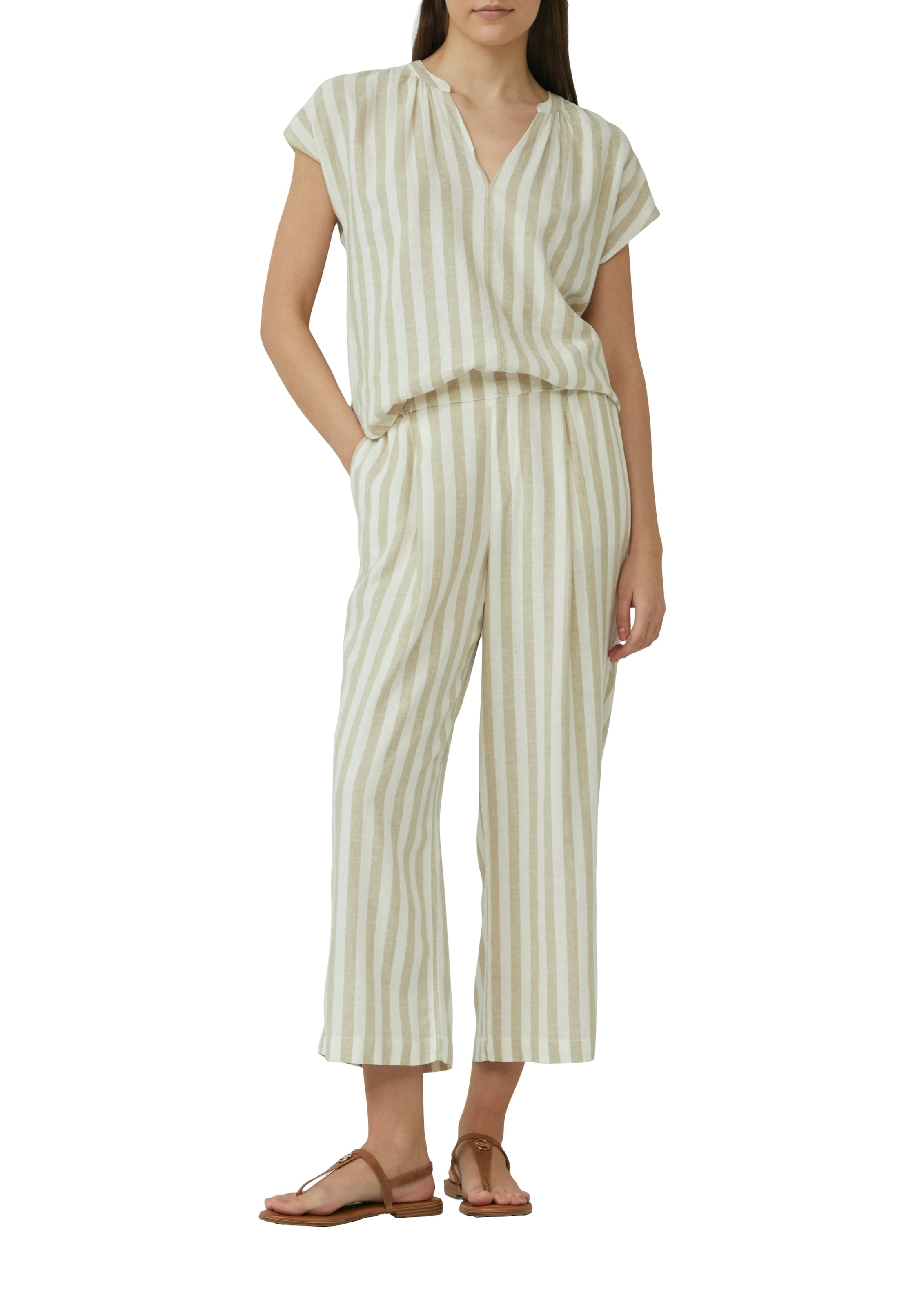 s.Oliver Kurzarmbluse mit All-Over Print