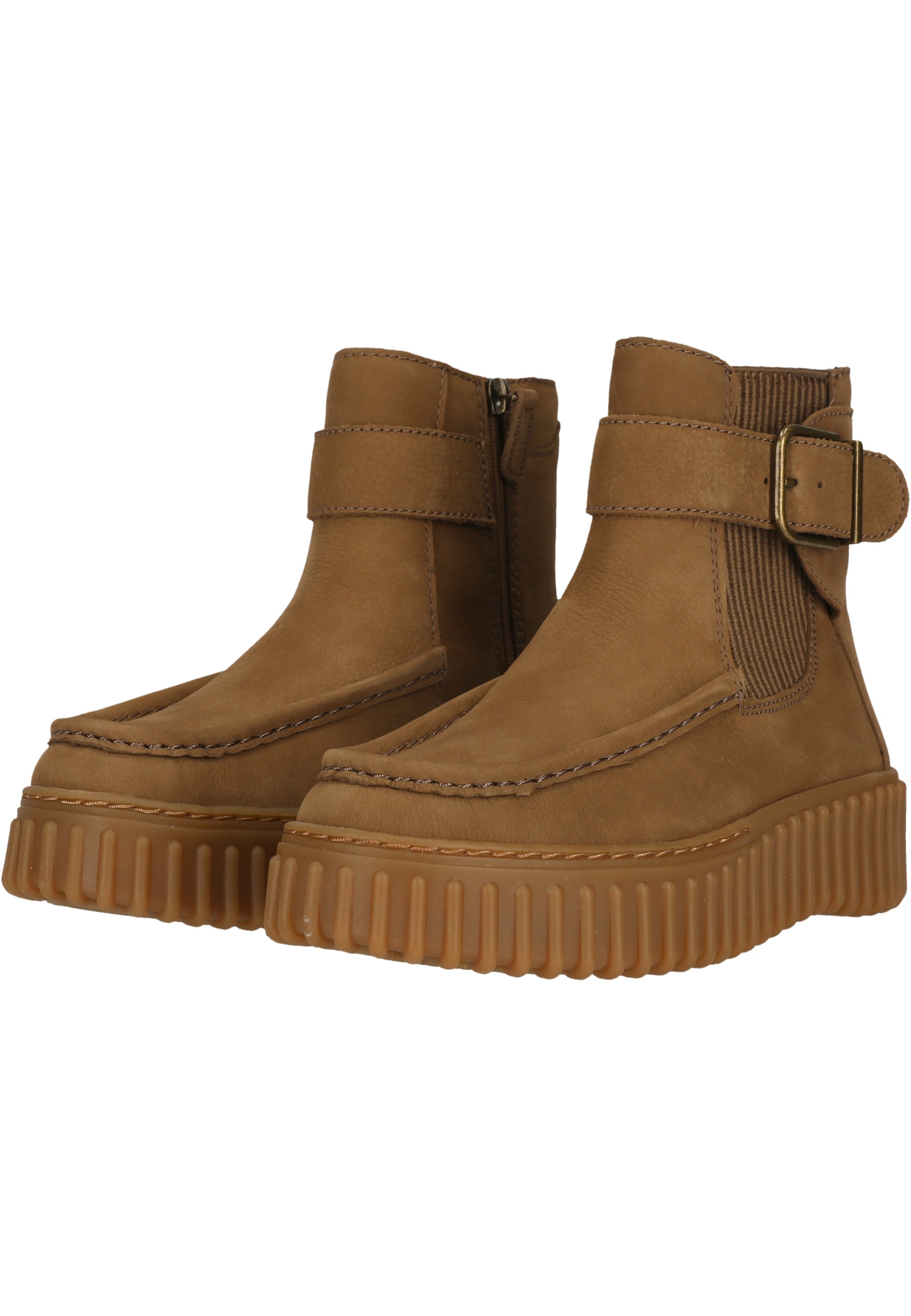 Clarks Stiefel »Torhill Buckle«  mit verstellbarer Schnalle