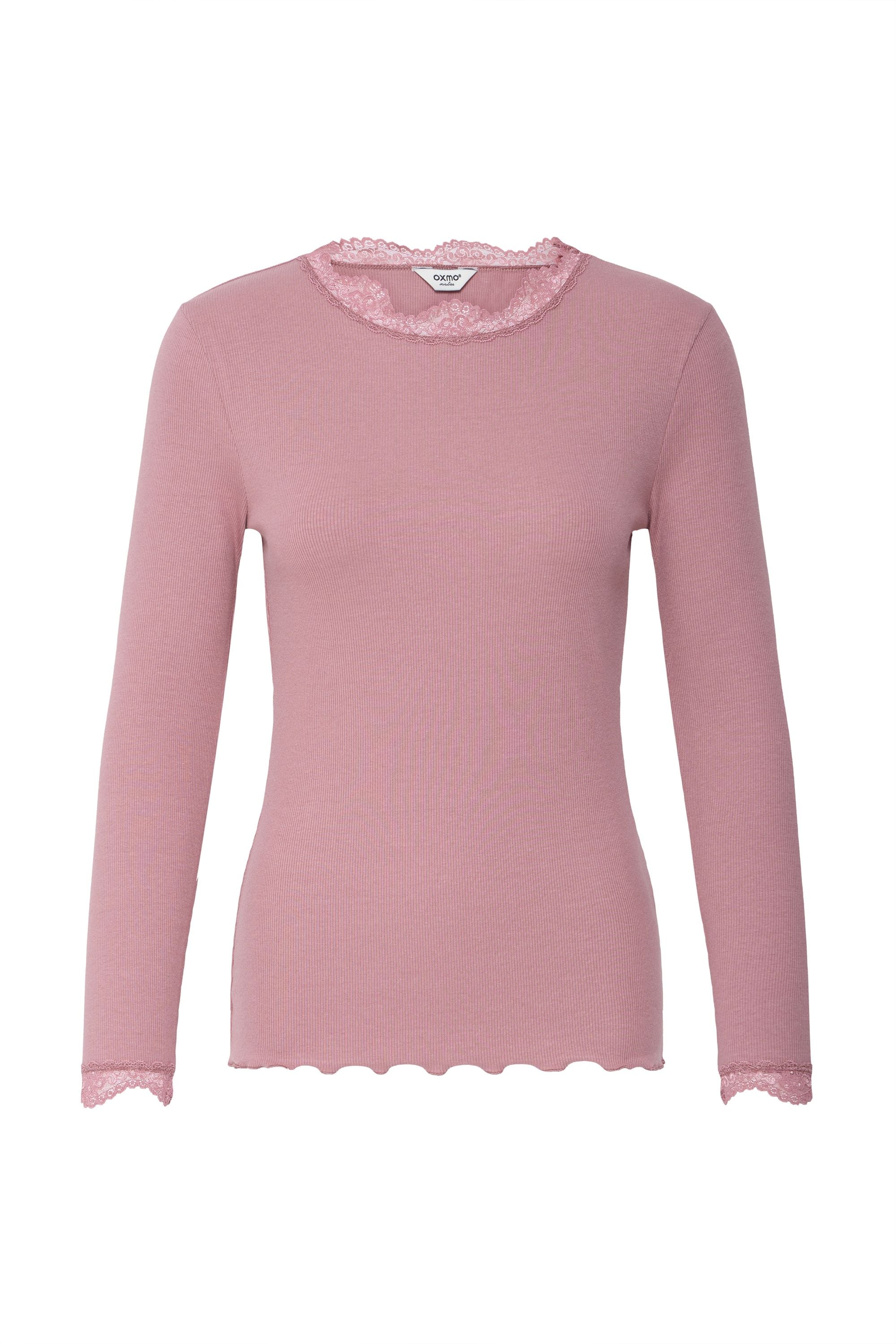 OXMO Sweatshirt "Langarmshirt OXNSuna Lace" günstig online kaufen