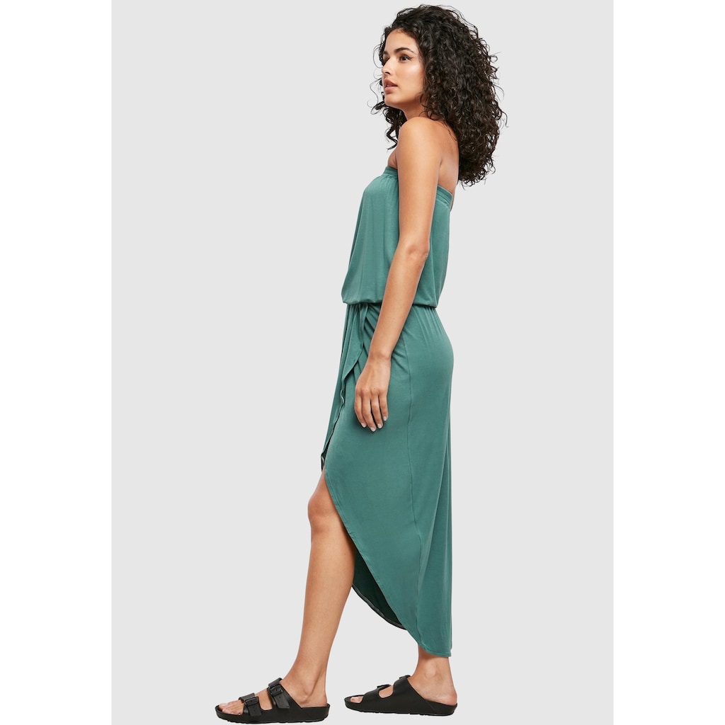 URBAN CLASSICS Shirtkleid »Urban Classics Damen Ladies Viscose Bandeau Dress«, (1 tlg.)