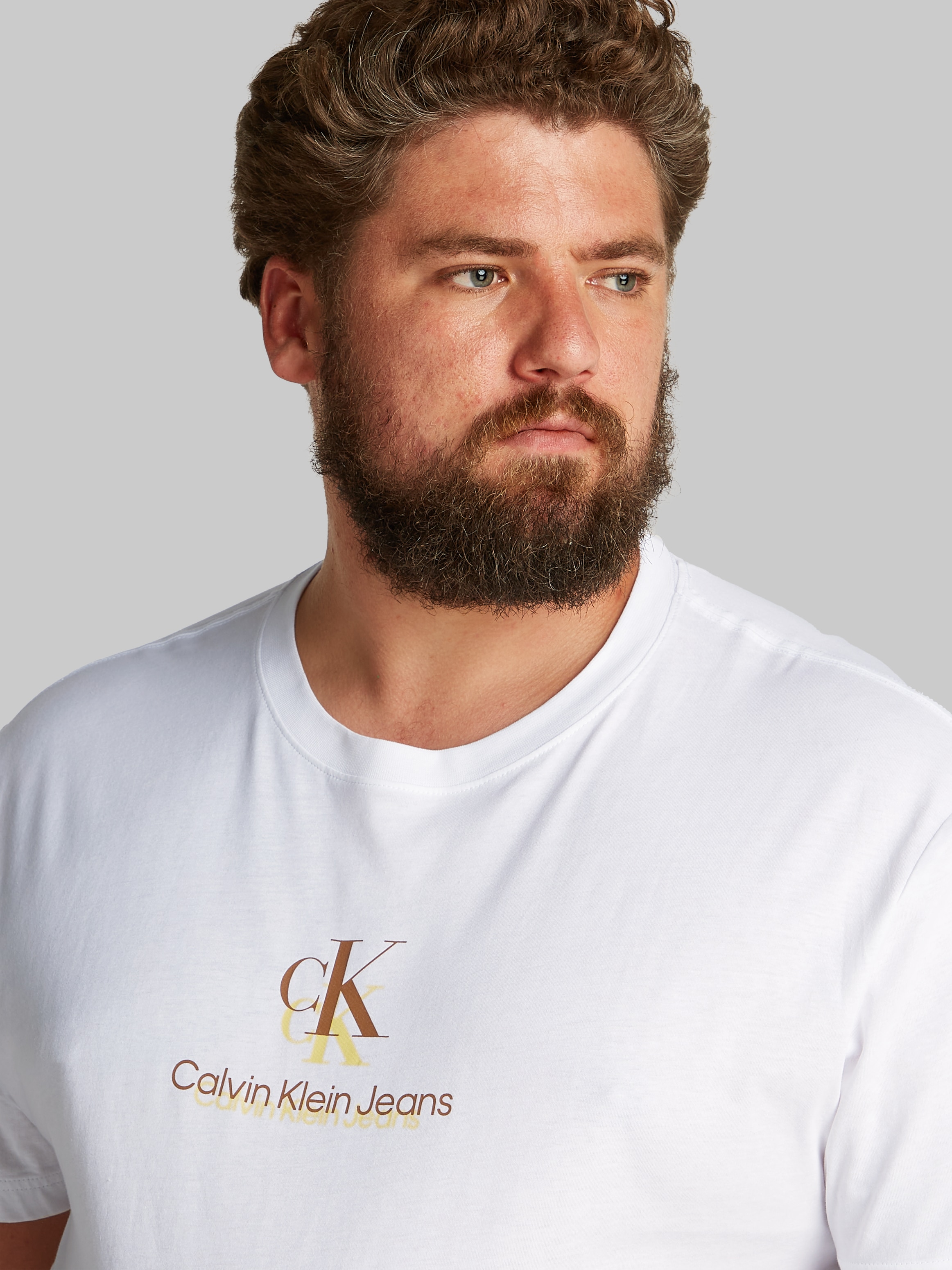 Calvin Klein Jeans Plus T-Shirt »PLUS SHADOW LOGO TEE«, in großen Größen