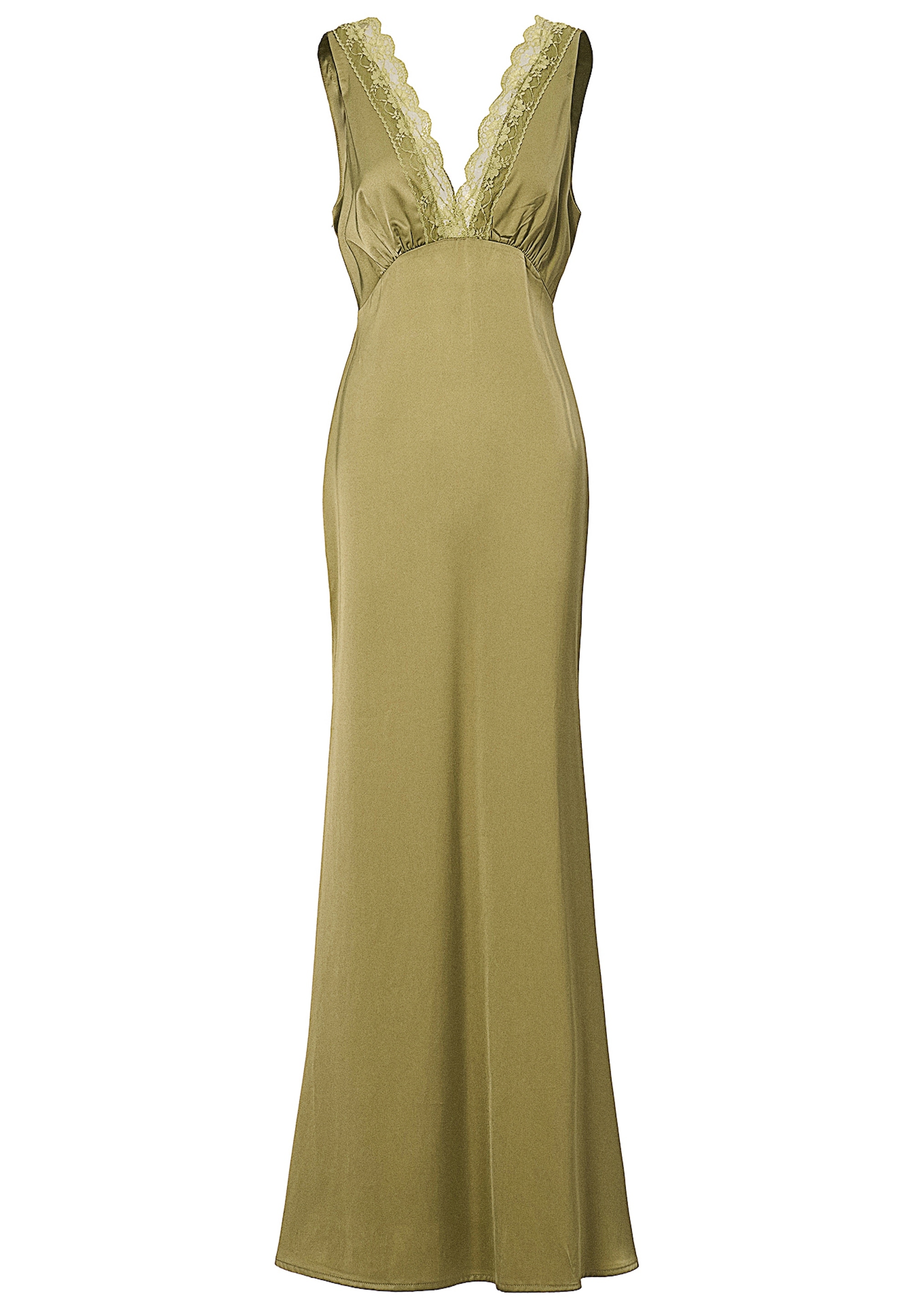 Moda Minx Jerseykleid »Ella Long Dress«, mit wunderschönem Spitzenbesatz an den Trägern
