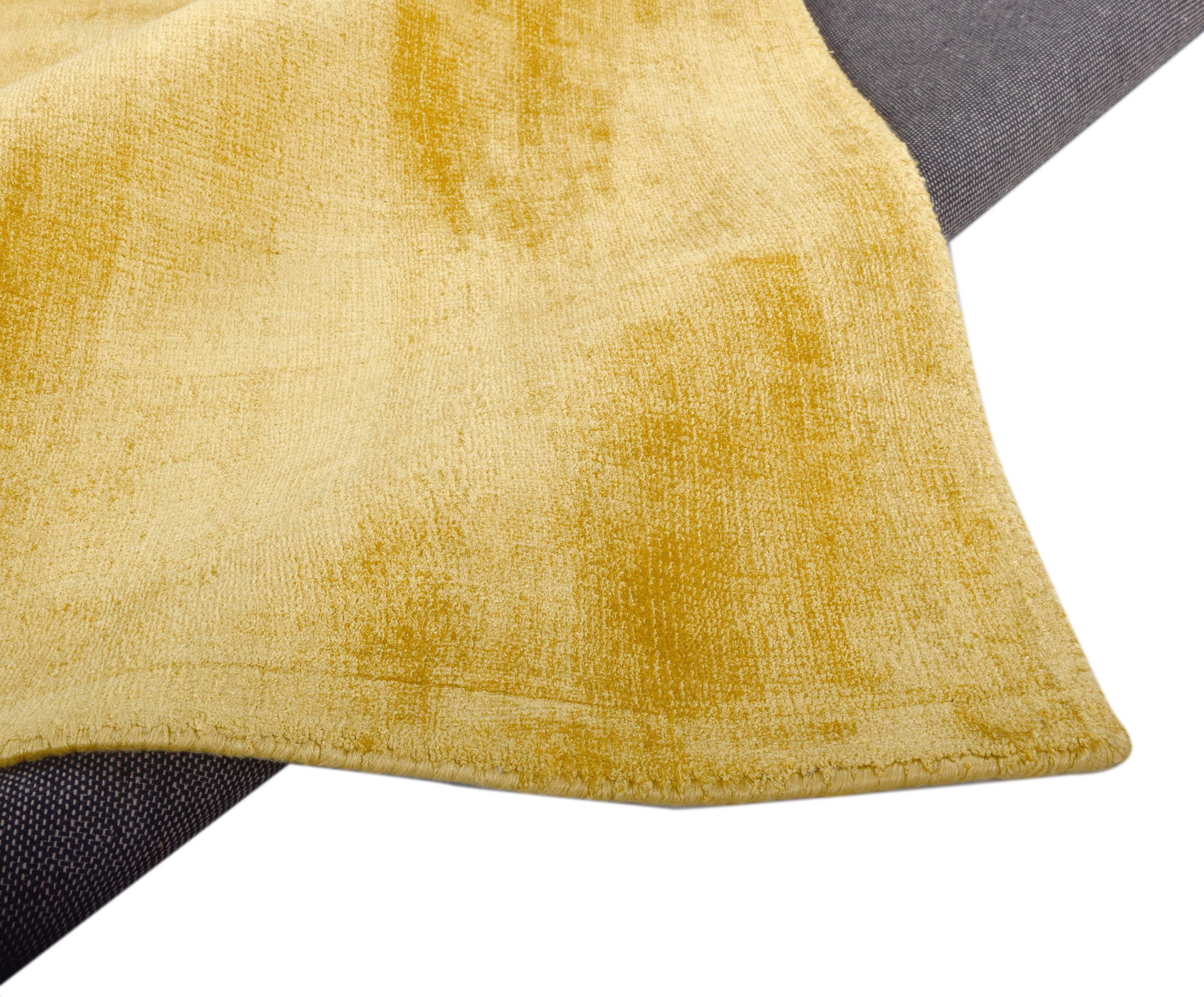 TOM TAILOR HOME Teppich »Shine uni«, rechteckig, 8 mm Höhe, Handweb Teppich, 100% Viskose, handgewebt, mit elegantem Schimmer