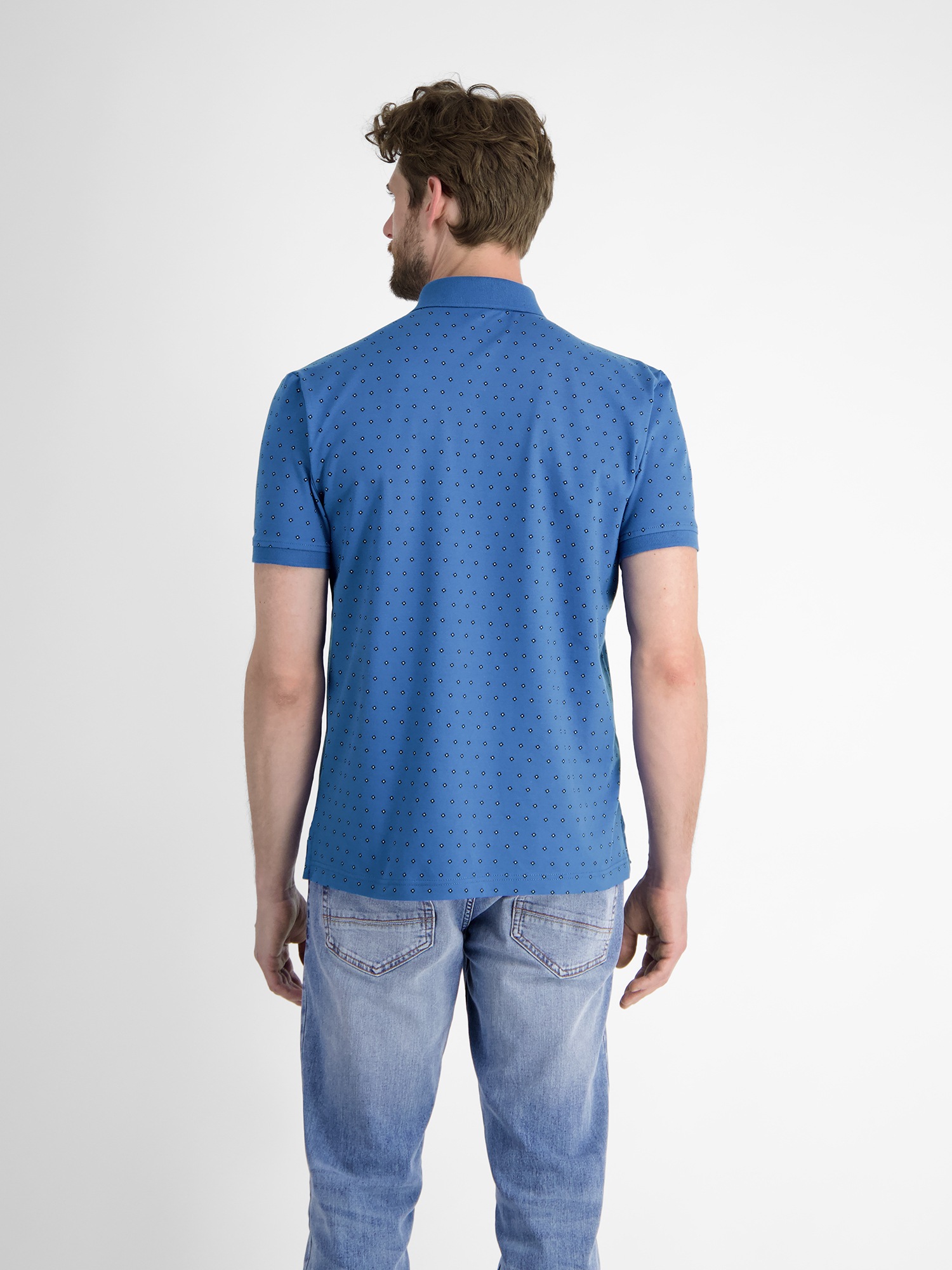 LERROS Poloshirt "LERROS Herren Poloshirt mit Minimalprint" günstig online kaufen