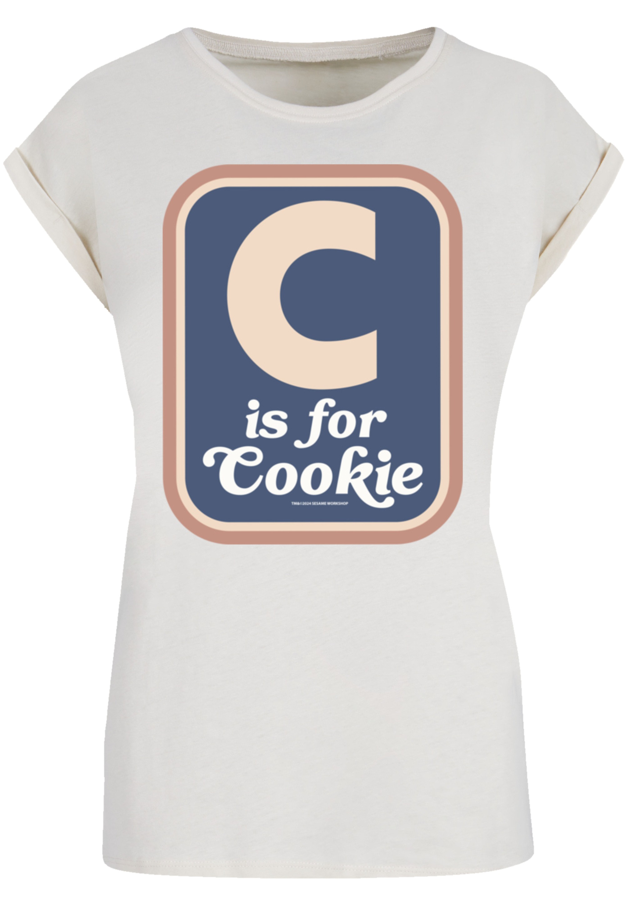 F4NT4STIC T-Shirt "Sesamstraße C is for Cookie", Premium Qualität, Weihnach günstig online kaufen