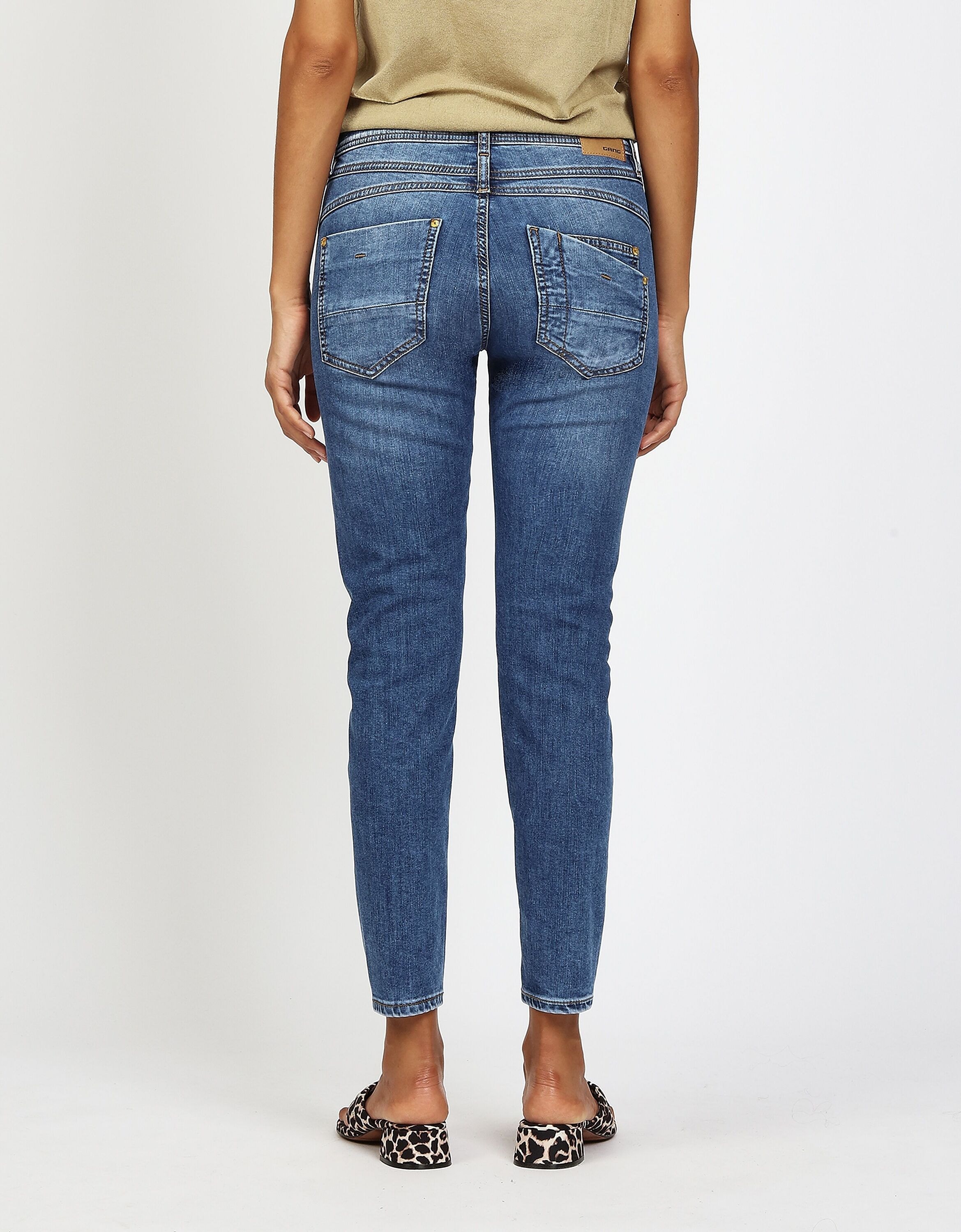 GANG Relax-fit-Jeans »94AMELIE CROPPED« im 5-Pocket-Style