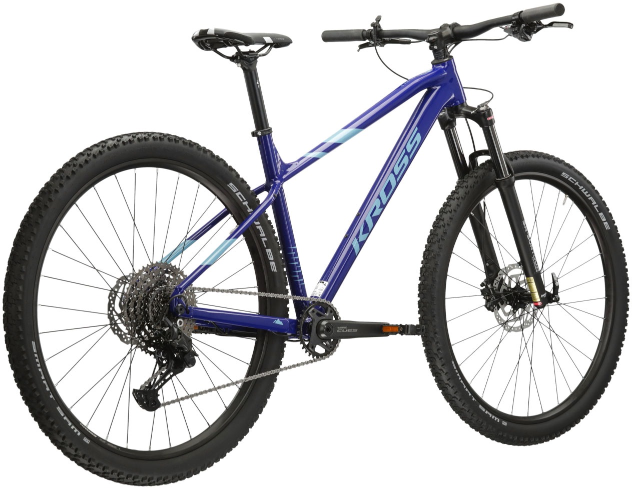 Kross Mountainbike »KROSS MTB Hardtail Level 5.0 29" blau 11 Gänge«, 11 Gang, Shimano, CUES U6000 Schaltwerk, Kettenschaltung