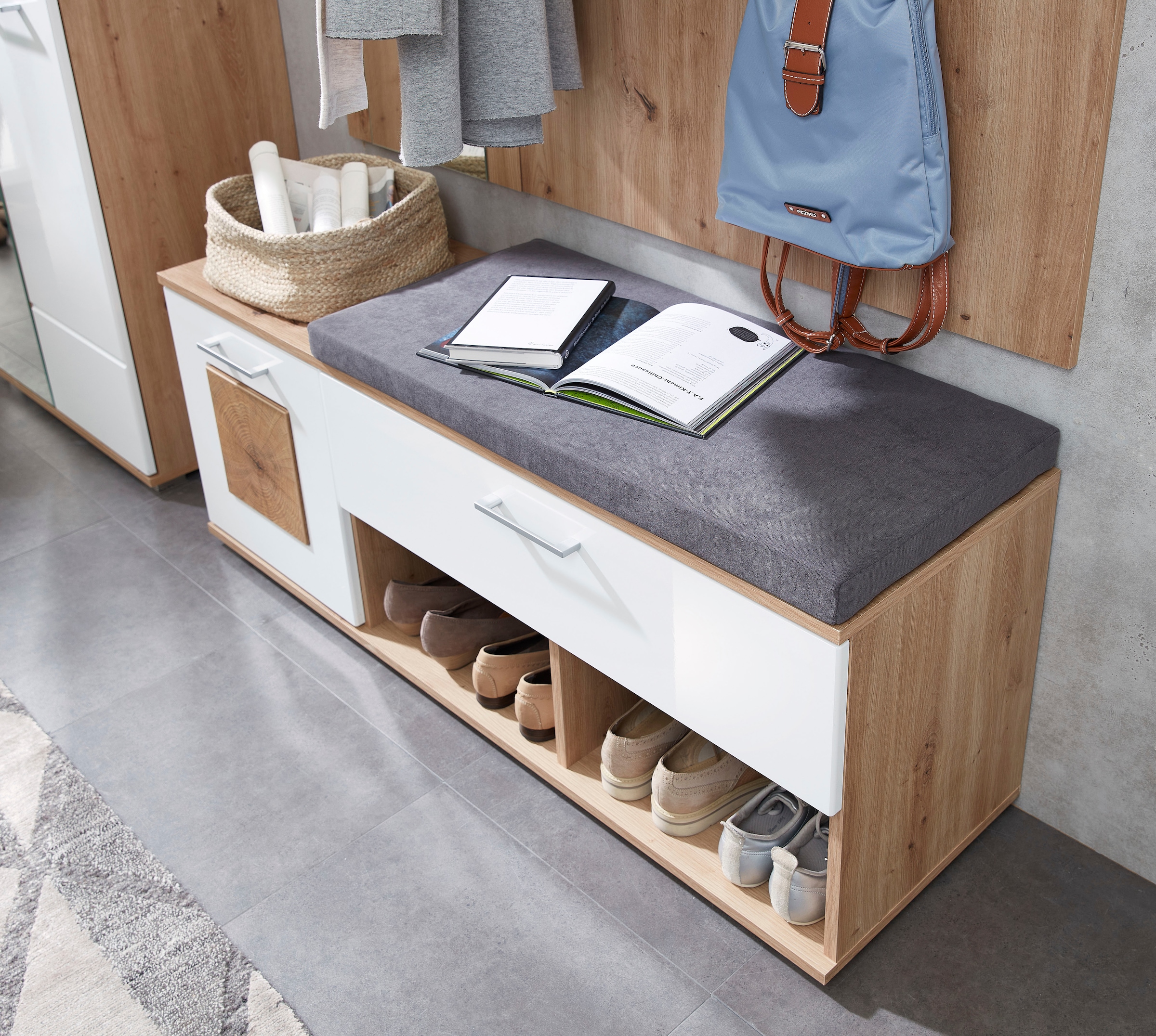 Innostyle Schuhbank "Fun Garderobe Set, 126x193x38cm (B/H/T)", (2 St.), 1 t günstig online kaufen
