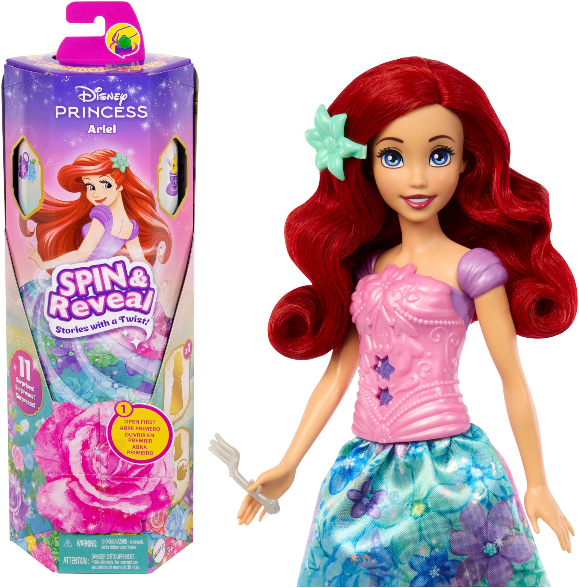 Anziehpuppe »Disney Princess Spin & Reveal Arielle«