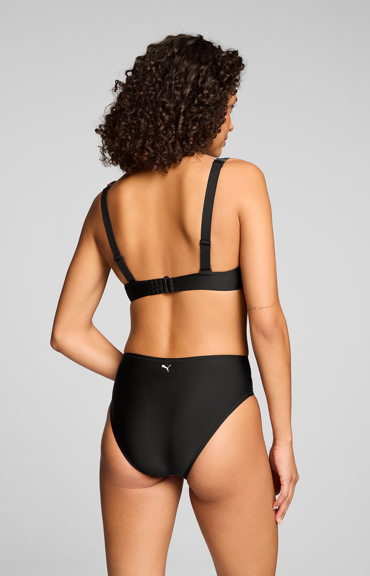 PUMA Bikini-Hose »PUMA SWIM WOMEN PRINTED HIGH WAIST BRIEFS 1P«