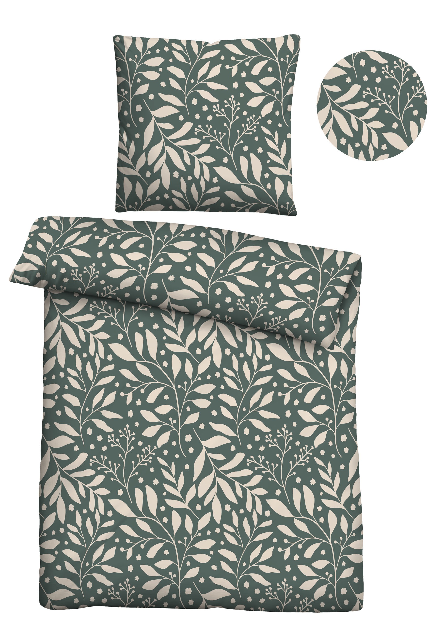 Castell - Markenbettwäsche Bettwäsche "0070733" 2 Stk. tlg. bügelfrei, 100 günstig online kaufen